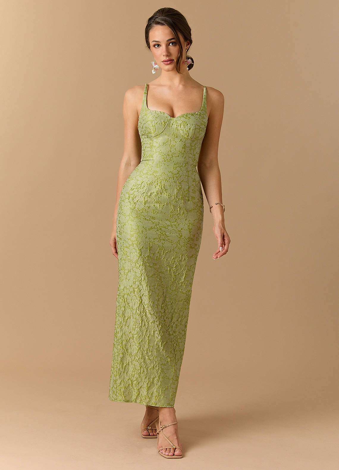 formal chartreuse dress Gwyneth Gown Chartreuse main image 0