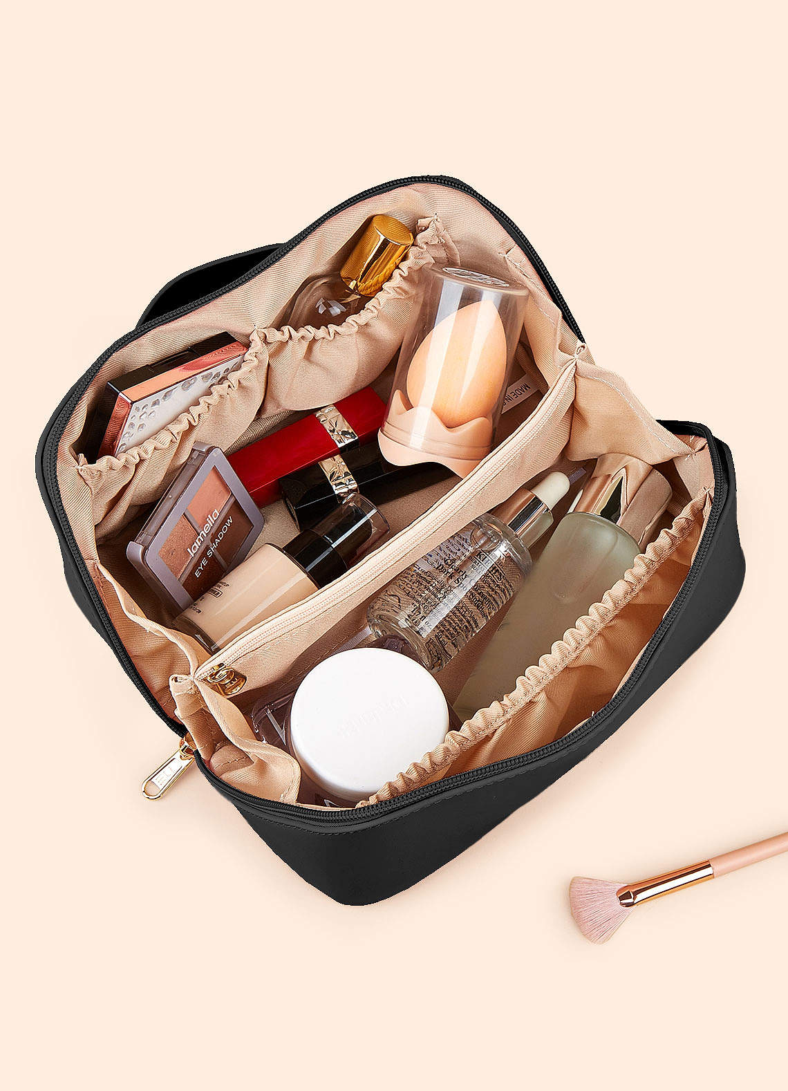 front Borsa per il trucco in PU