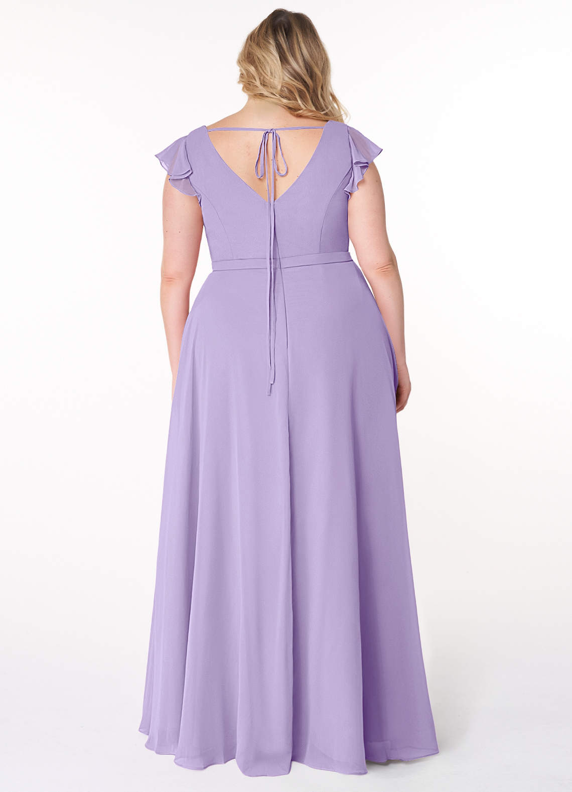 Azazie Claudine Ready to Ship Lilac Chiffon Bridesmaid Dresses | Azazie