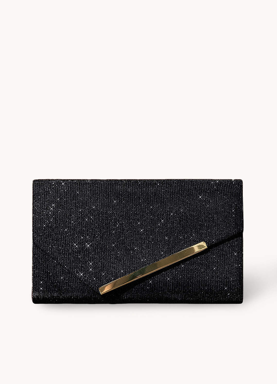 front Micronized Glitter Envelope Bag