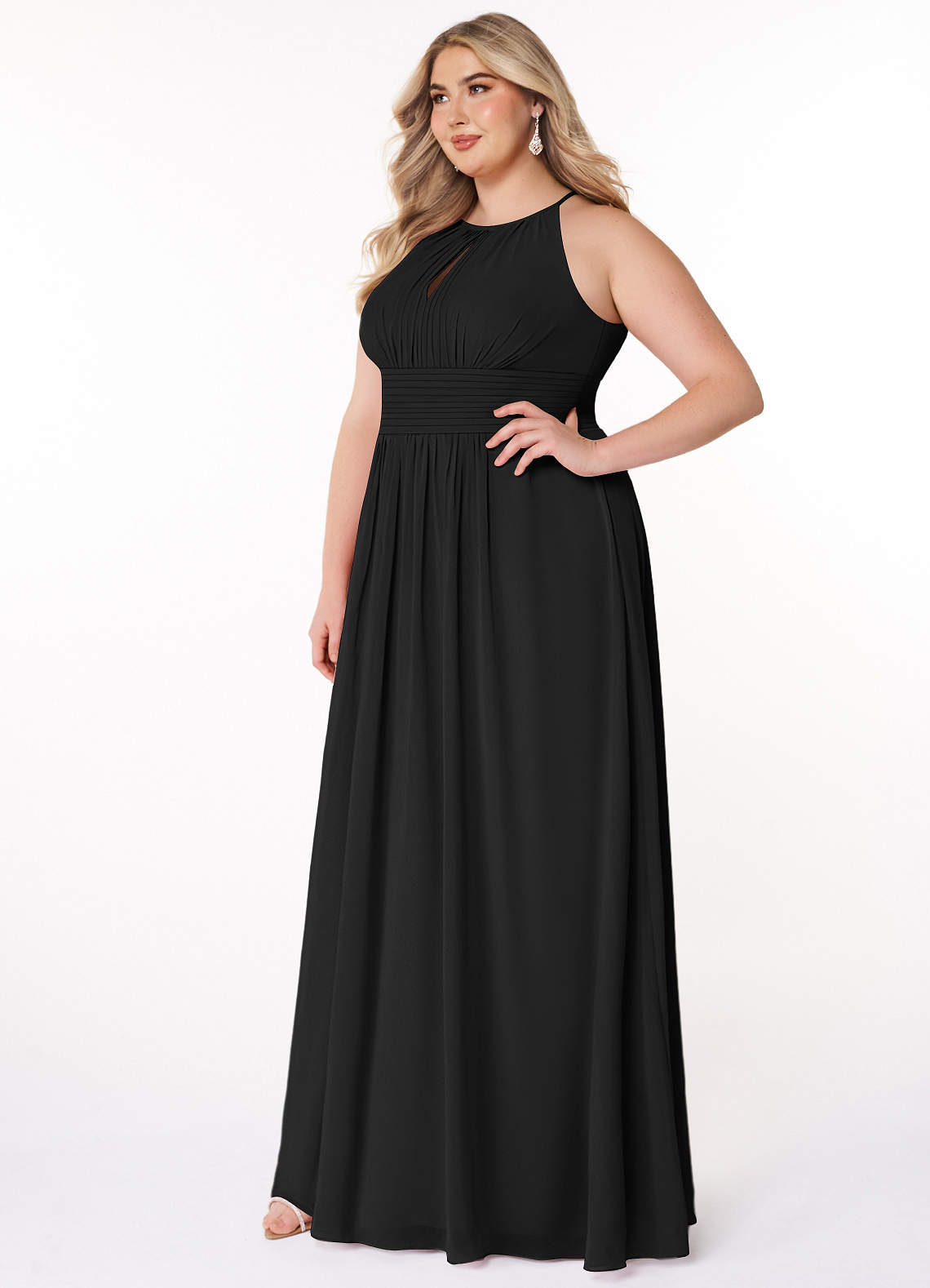 アッカ　acca ドレスポニー　黒 Azazie Bonnie Black Bridesmaid Dresses | Azazie