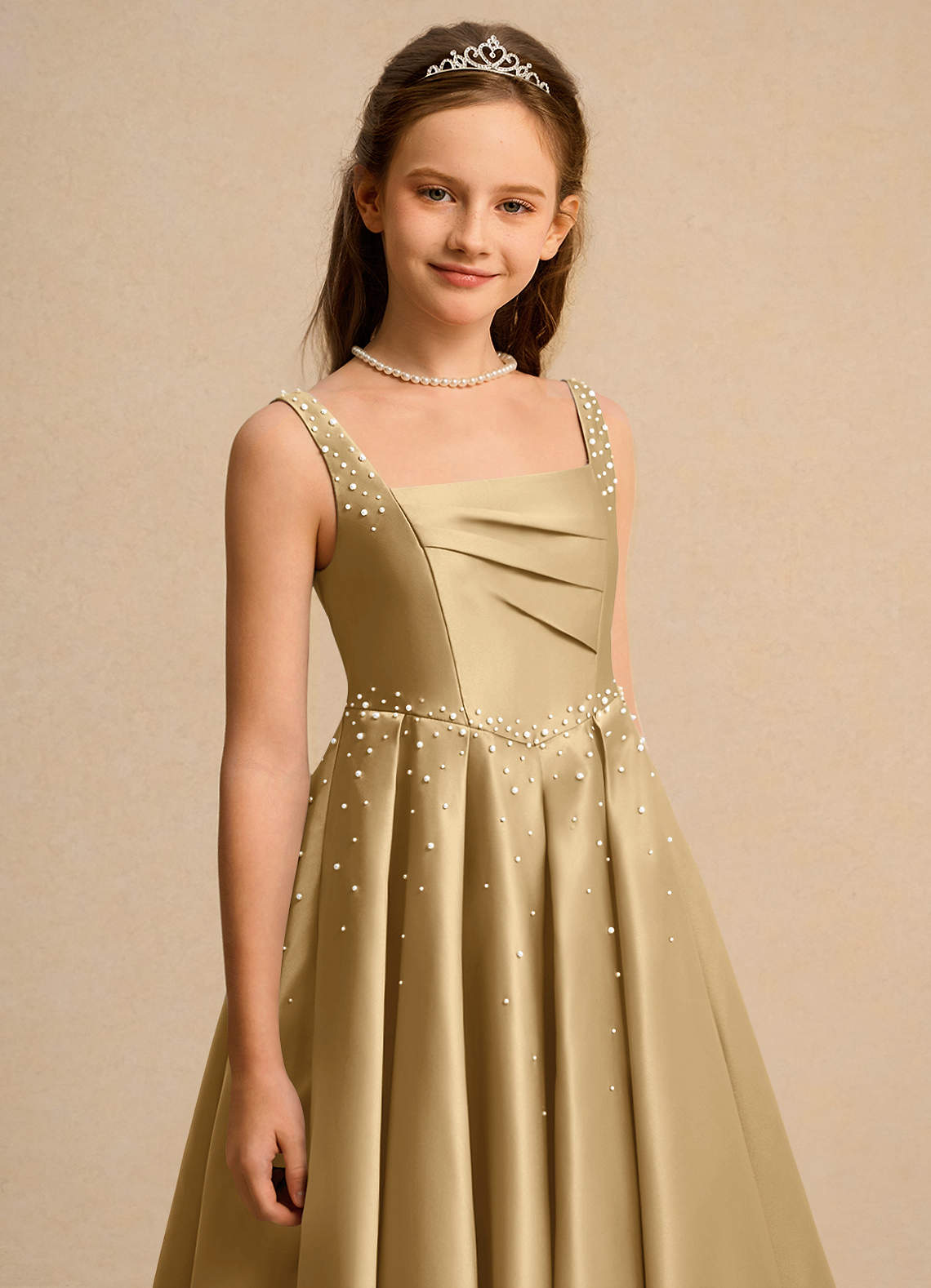 slim fit dress slacks Gold Mermaid Prom Dresses For Black Girls Spaghetti Zipper Back Sweep   formalgowns
