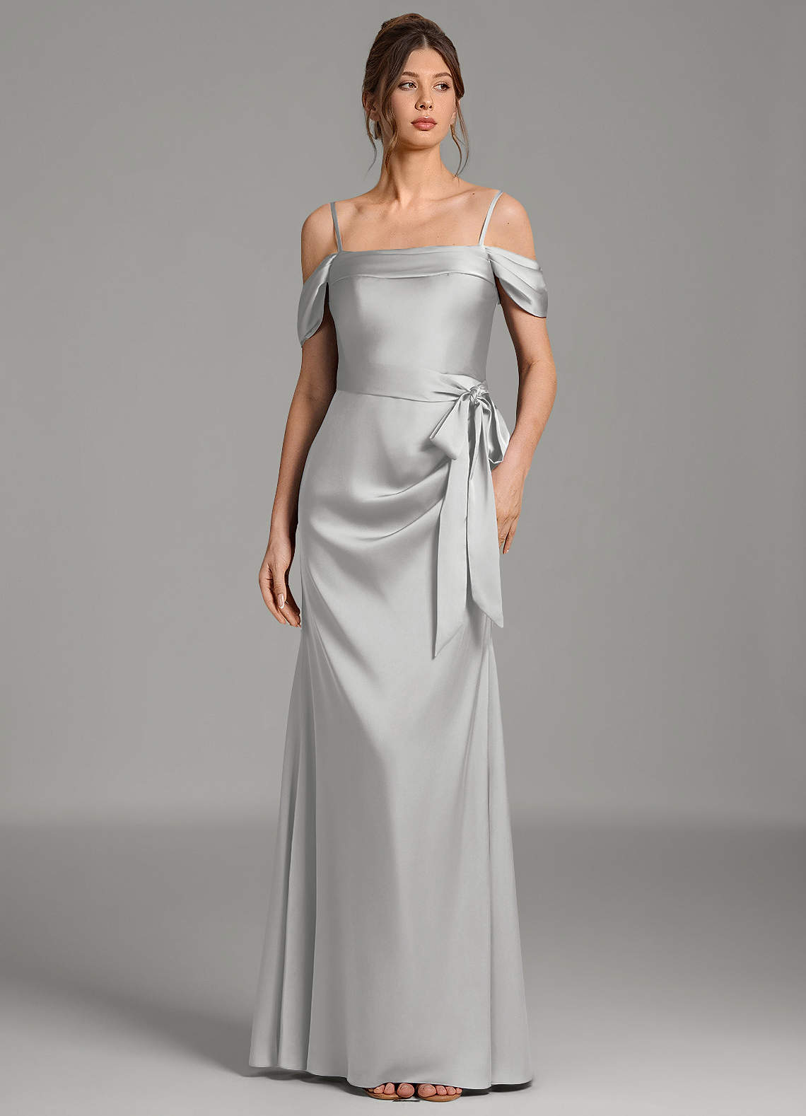 grey mermaid bridesmaid dress Azazie Wyatt 60th Birthday Dress Ideas VCPROLIVE This is sexy from Fit:Long