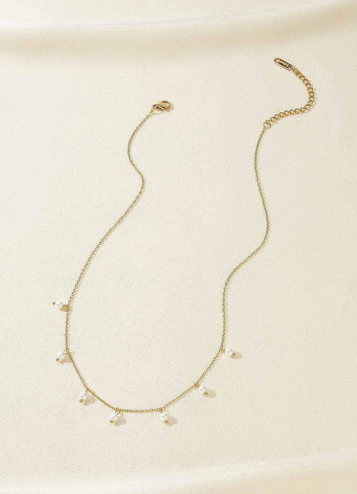 front Floating Pearl Necklace
