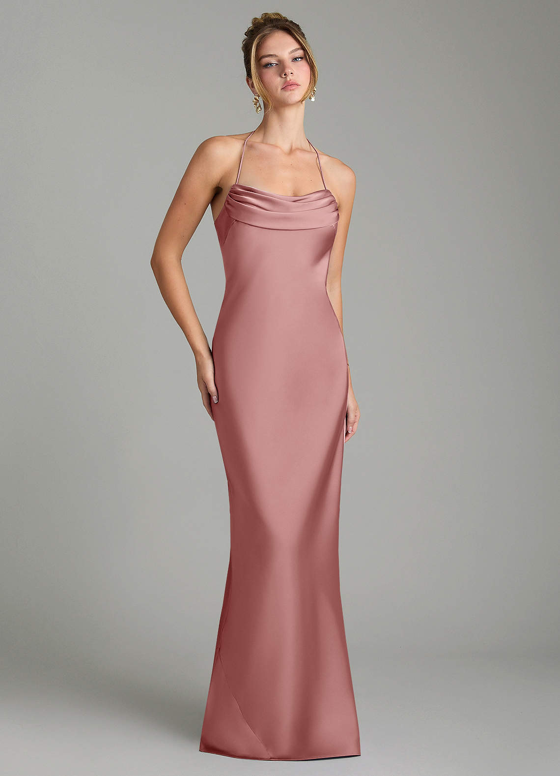 pink gray bridesmaid dresses Azazie Mae 8.7girls This is an appreciation Color:Pistachio Ruffle Trend Collections