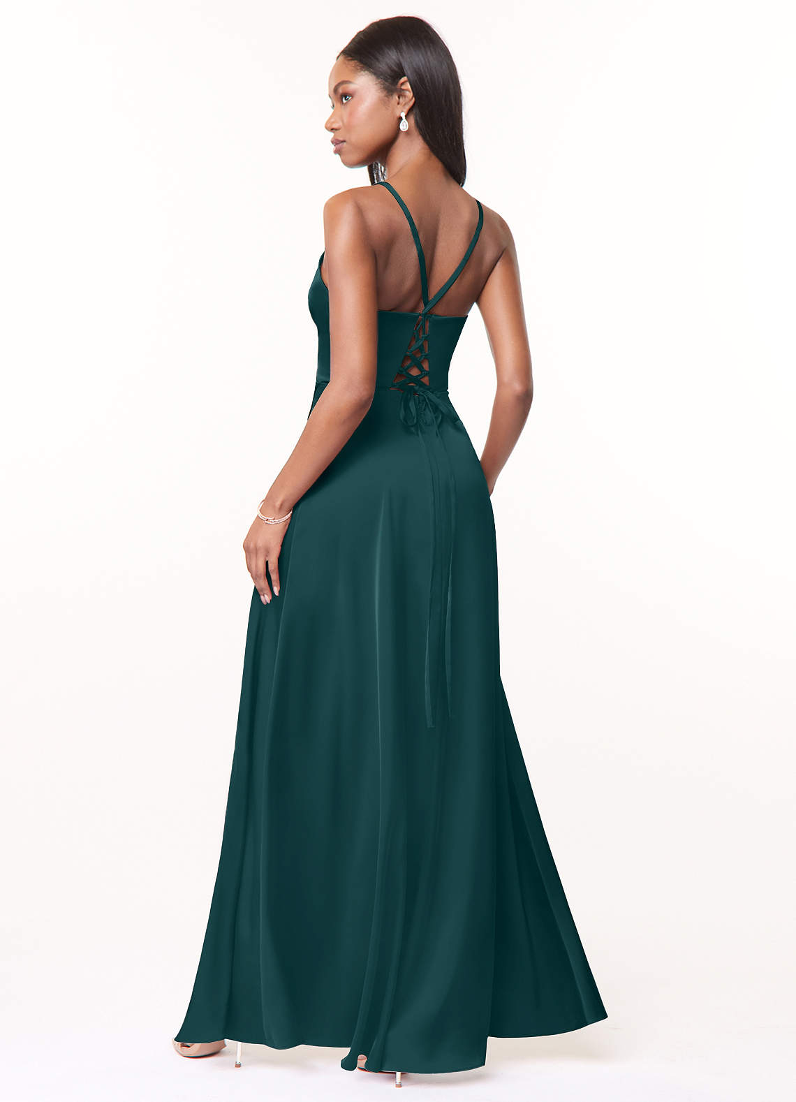 azazie pine bridesmaid dresses Azazie Serenity