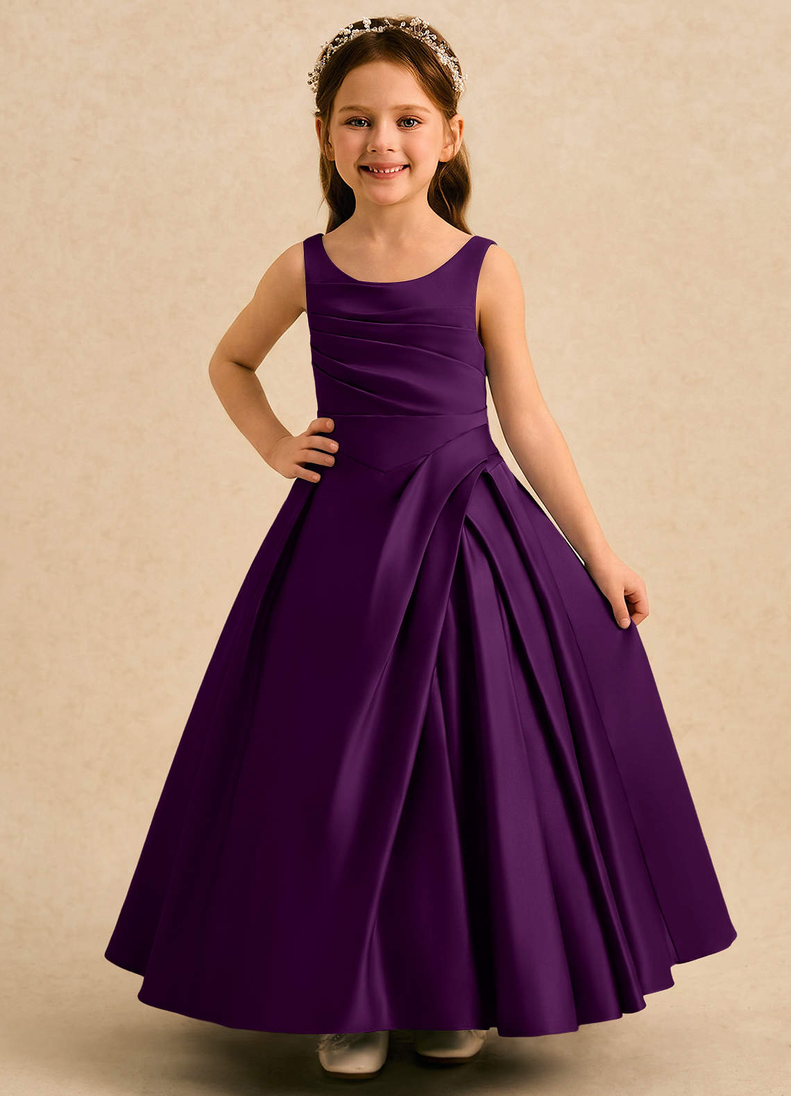 purple audrey dress Audrey+Brooks 6836