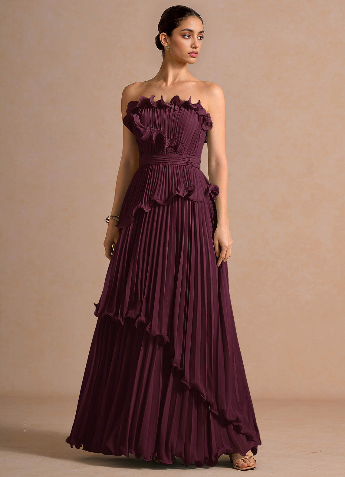 Marieline Merlot Maxi Dress image2
