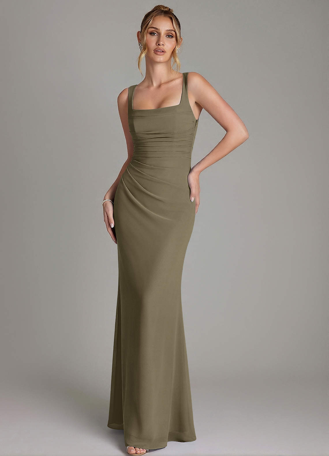 green cocktail.dress A Line Spaghetti Straps Dark Short Homecoming Dress with Appliques style:10676882-169 Wardrobe Inquiry Most Requested: Size:XL (12) Style Number