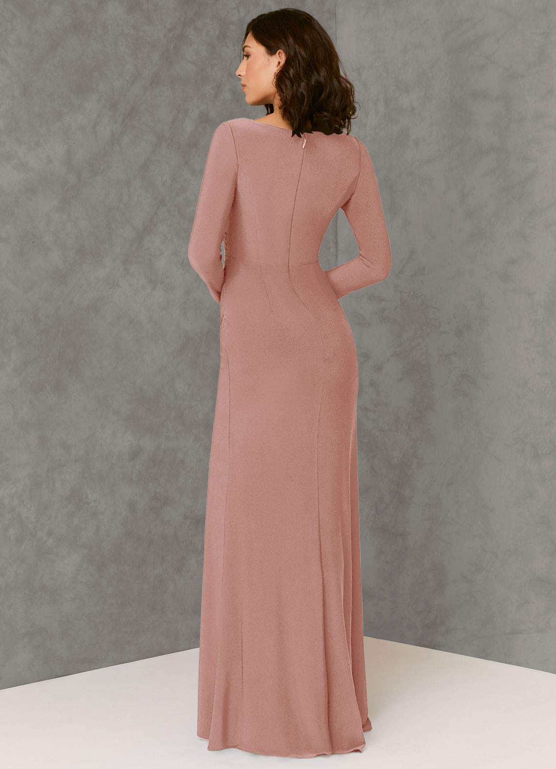 Dusty Rose Azazie Safia Bridesmaid Dresses | Azazie