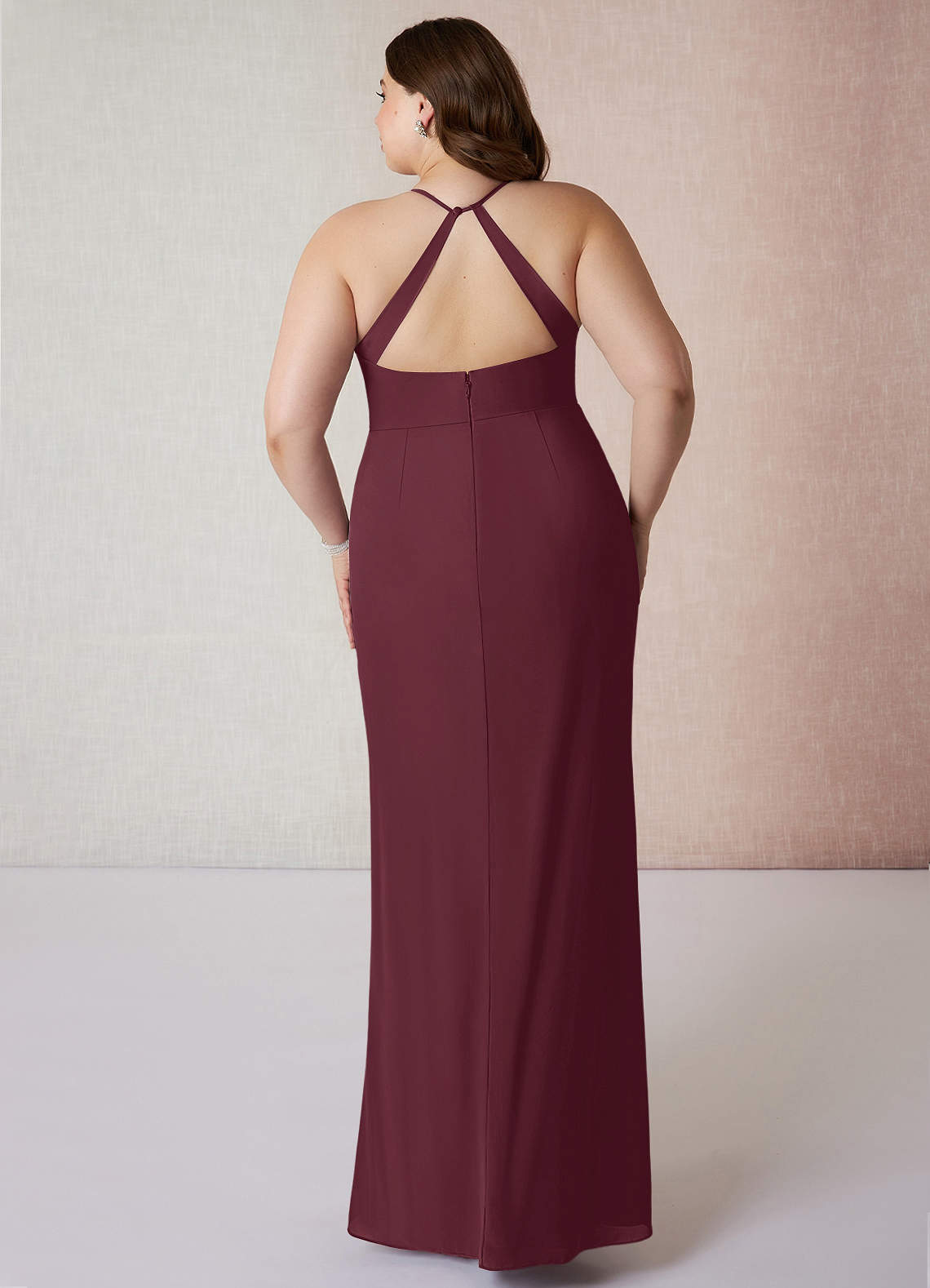 azazie bridesmaid dresses cabernet Azazie Becca Cabernet Chiffon Bridesmaid Dresses