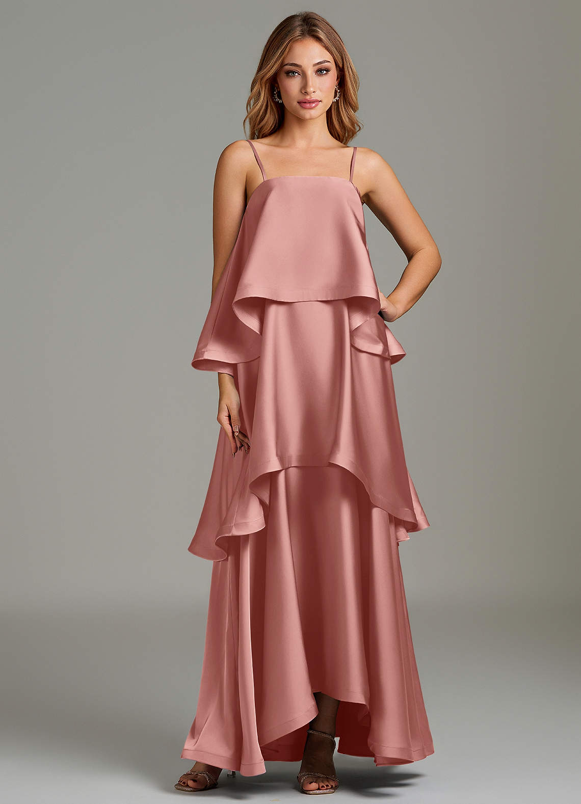 azalea pink dress Azazie Azalea