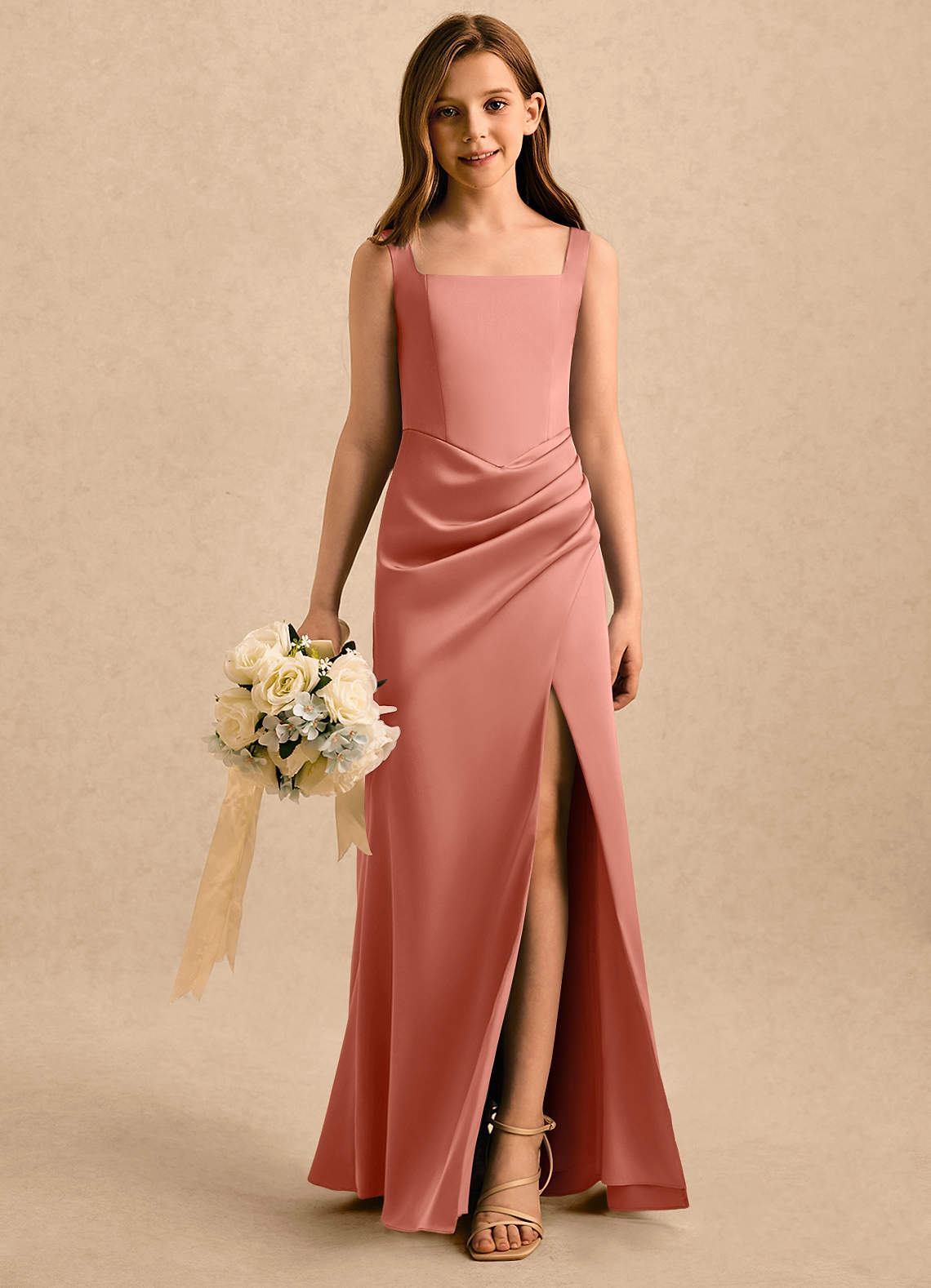 salmon pink formal dresses Evening Gown Salmon Color Prom Dresses A Line V Neck Open Back Coral Lace Long Prom