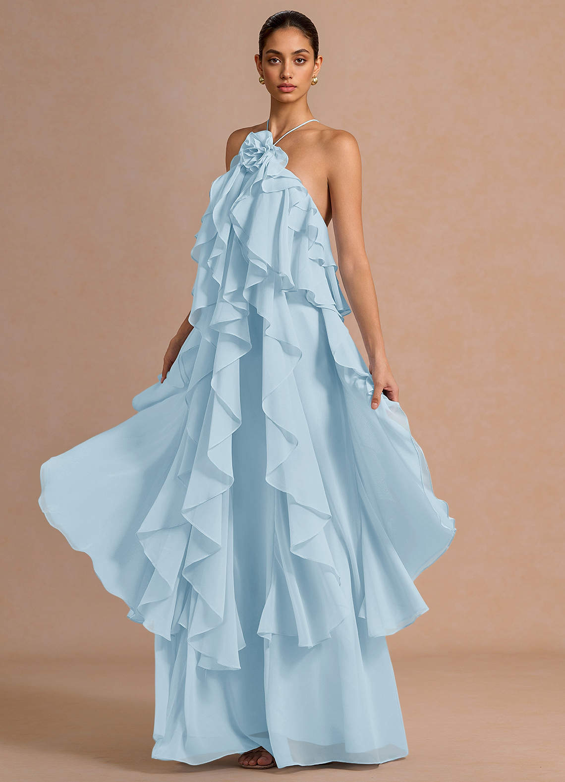 light teal maxi dress Baltic Born Womens Soline Maxi Dress | Light Teal Floral