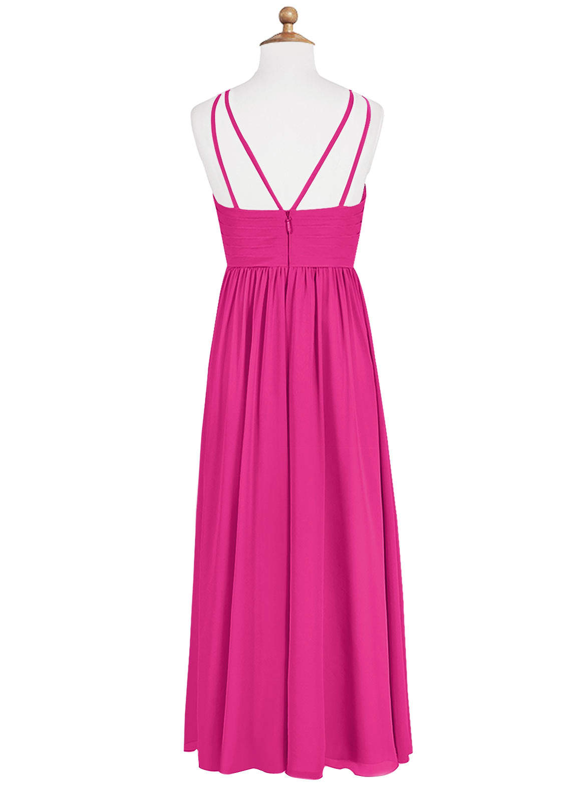 Fuchsia Azazie Leighton Junior Junior Bridesmaid Dresses | Azazie