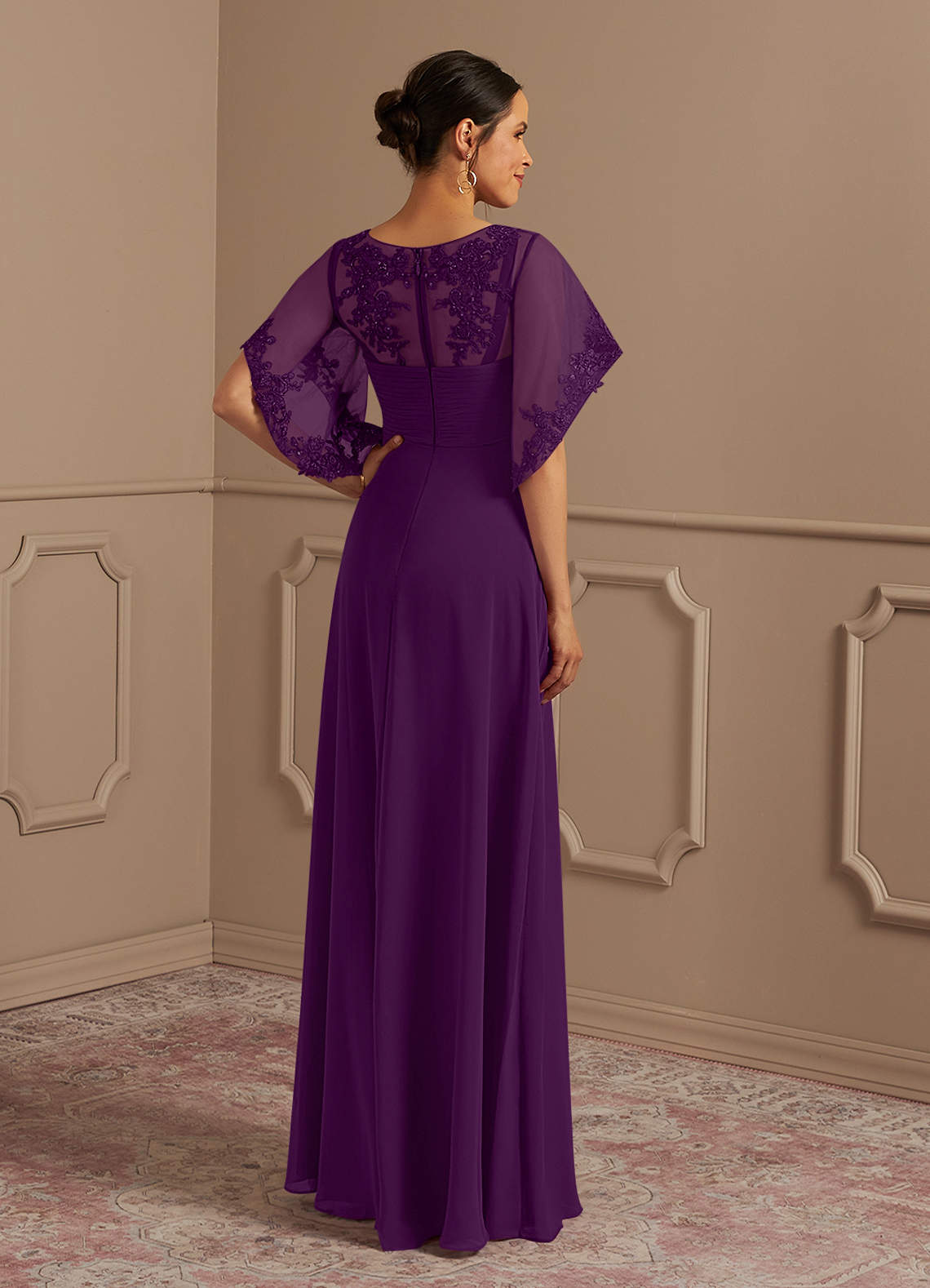 Grape Azazie Fauna Mother of the Bride Dress Mother of the Bride ...