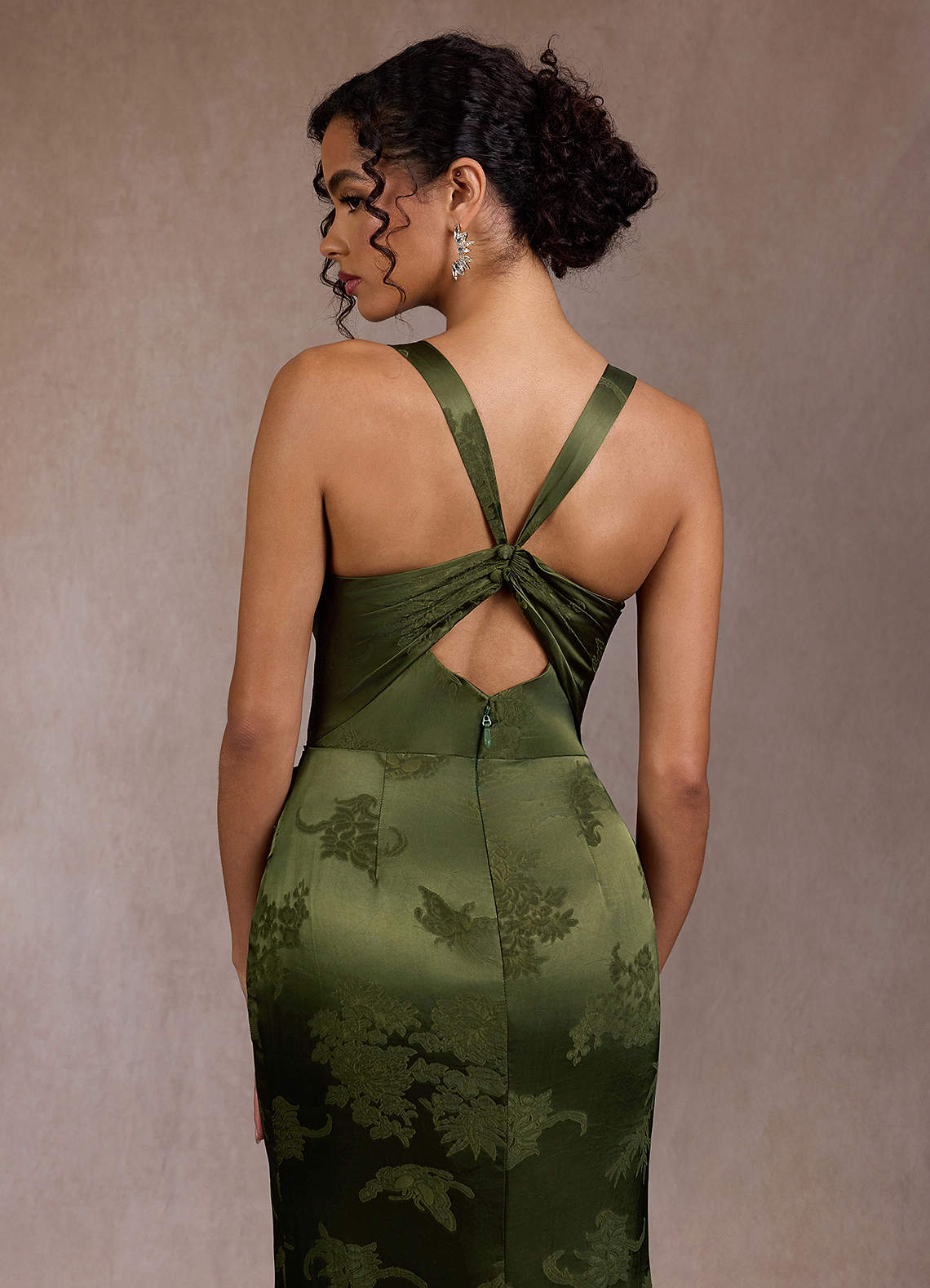 vestido Maxi Musgo Escuro Isabelle image3