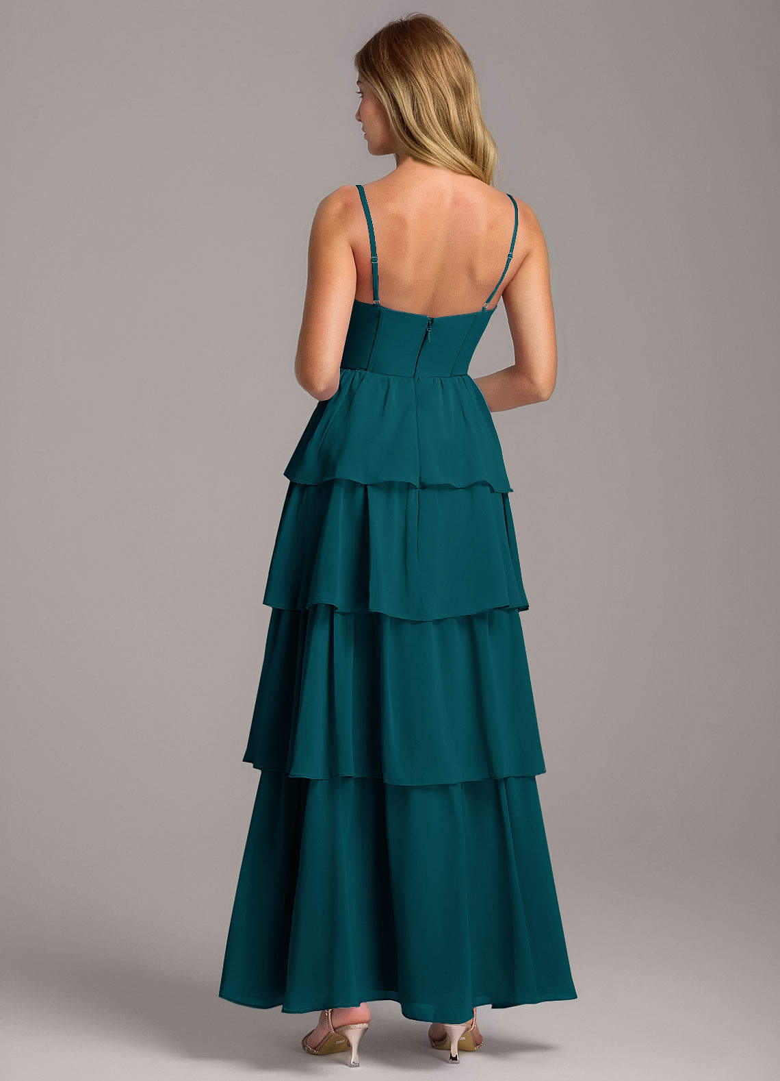 sachin and babi light blue dress Sequin Bridesmaid Dresses