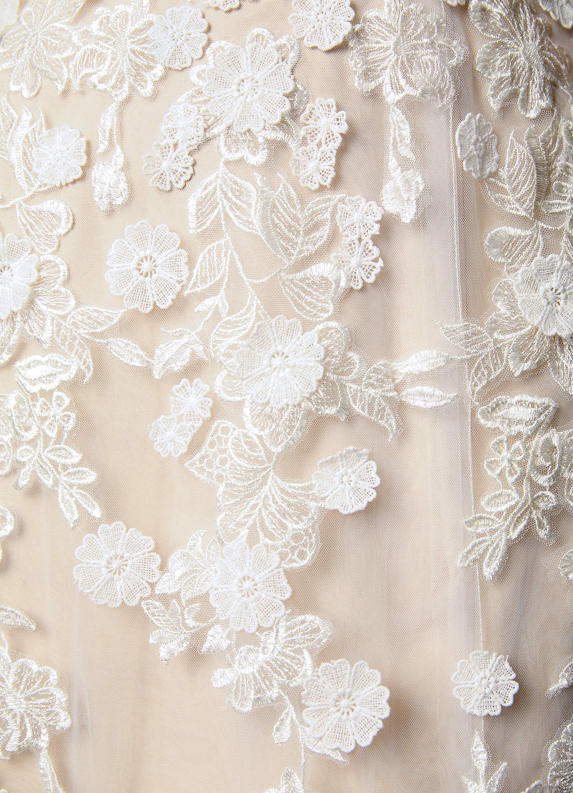 Azazie Vivienne Wedding Dresses Diamond White Champagne A-Line Sweetheart Lace Dress image12