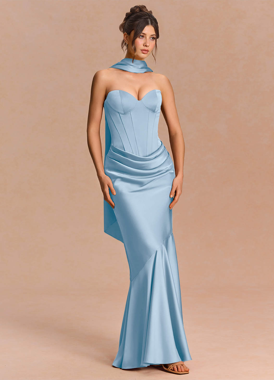 Euphemia Haze Blue Maxi Dress