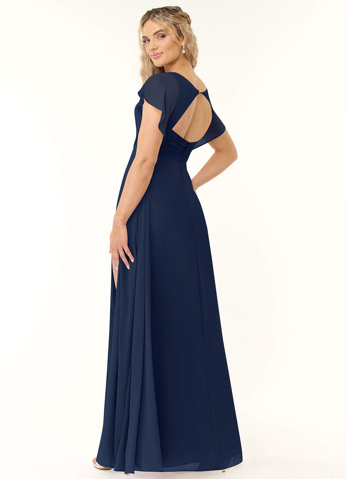 Azazie Rylee Dark Navy Bridesmaid Dresses | Azazie