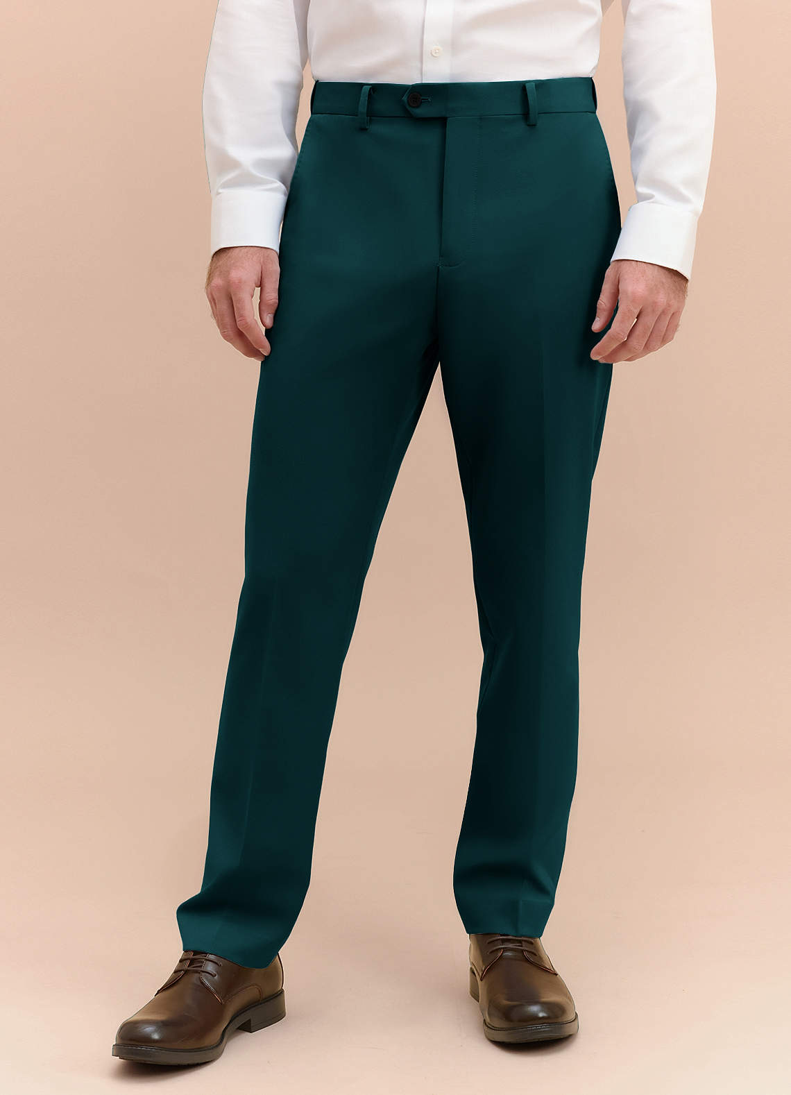 front James Pine Structured Stretch Dress Pants