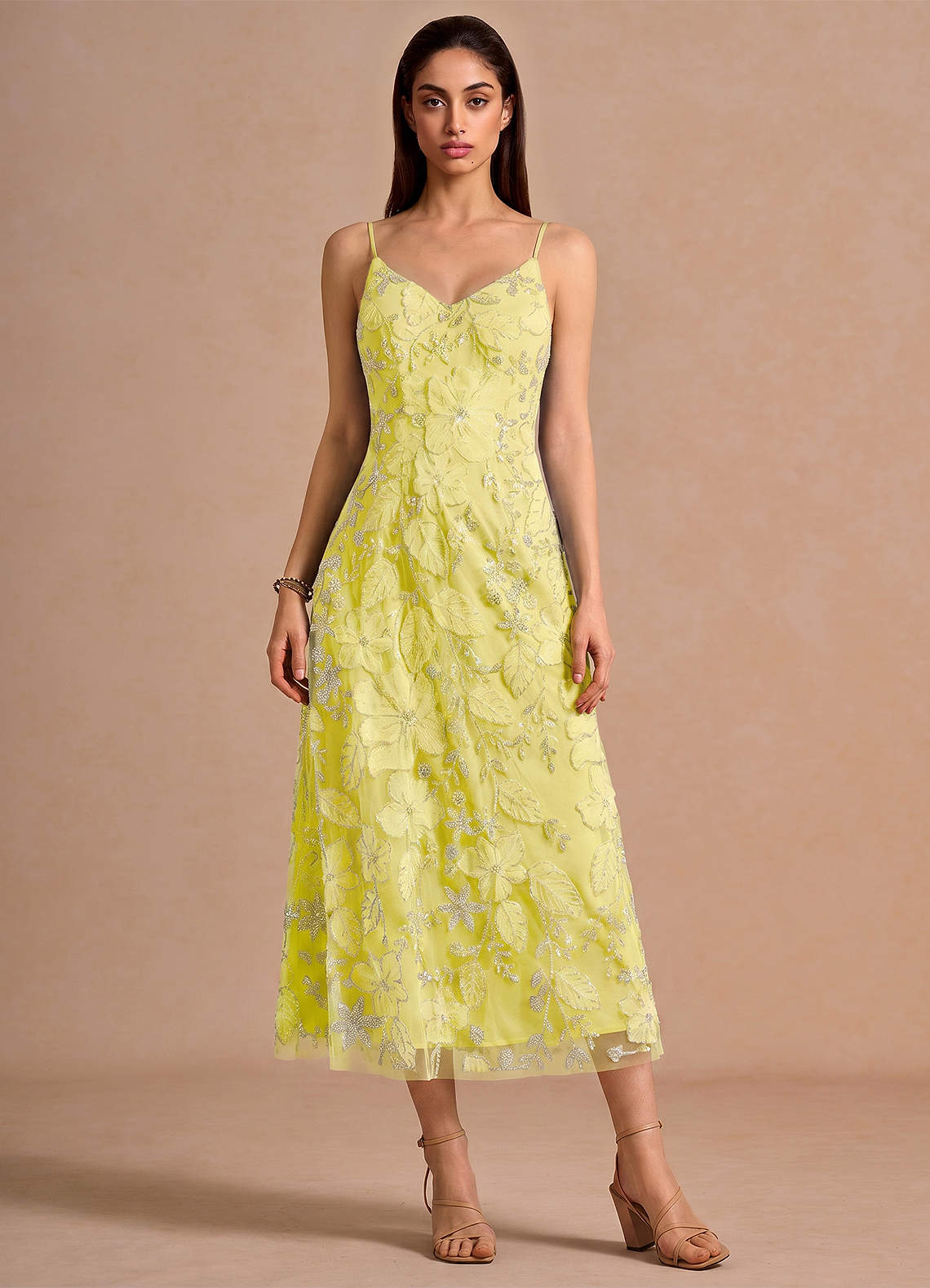 lemon fitted dress Sofie Mini Dress main image 1
