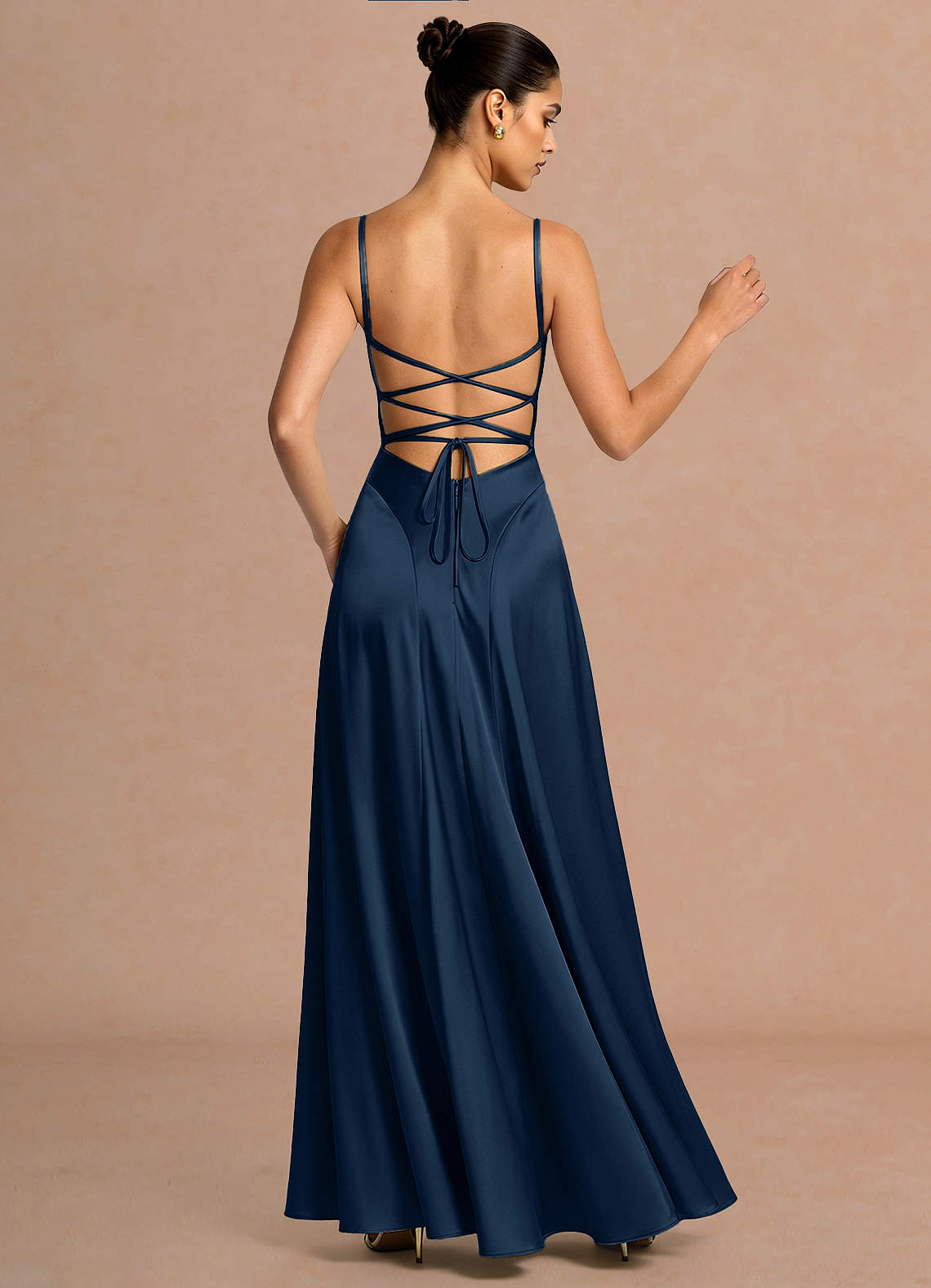 Muirgen Navy Maxi Dress Ready to Ship | Azazie