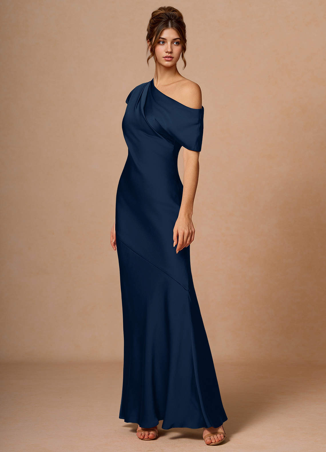 Emersyn Navy Maxi Dress Ready to Ship | Azazie