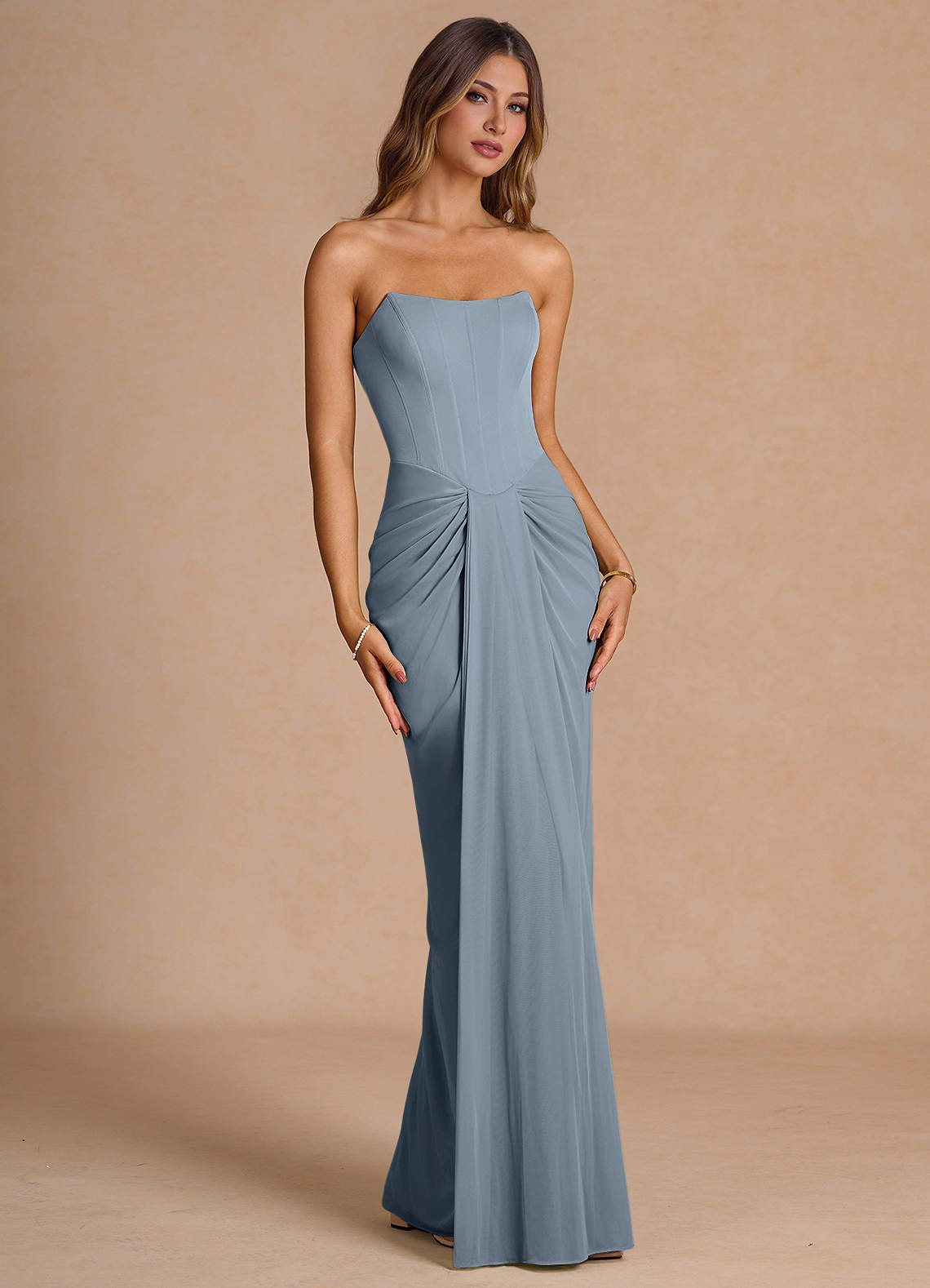 Anais Powder Blue Maxi Dress image1