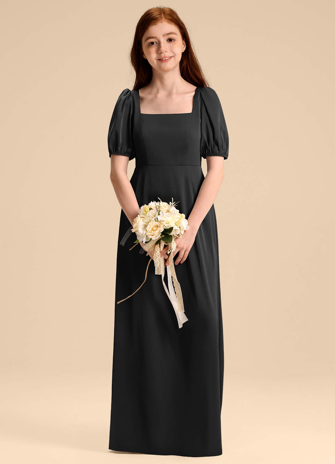 black square neck bridesmaid dress Azazie Briar Junior Color:Liquid Teal outdoor ceremonies aug6heather Simple black satin long