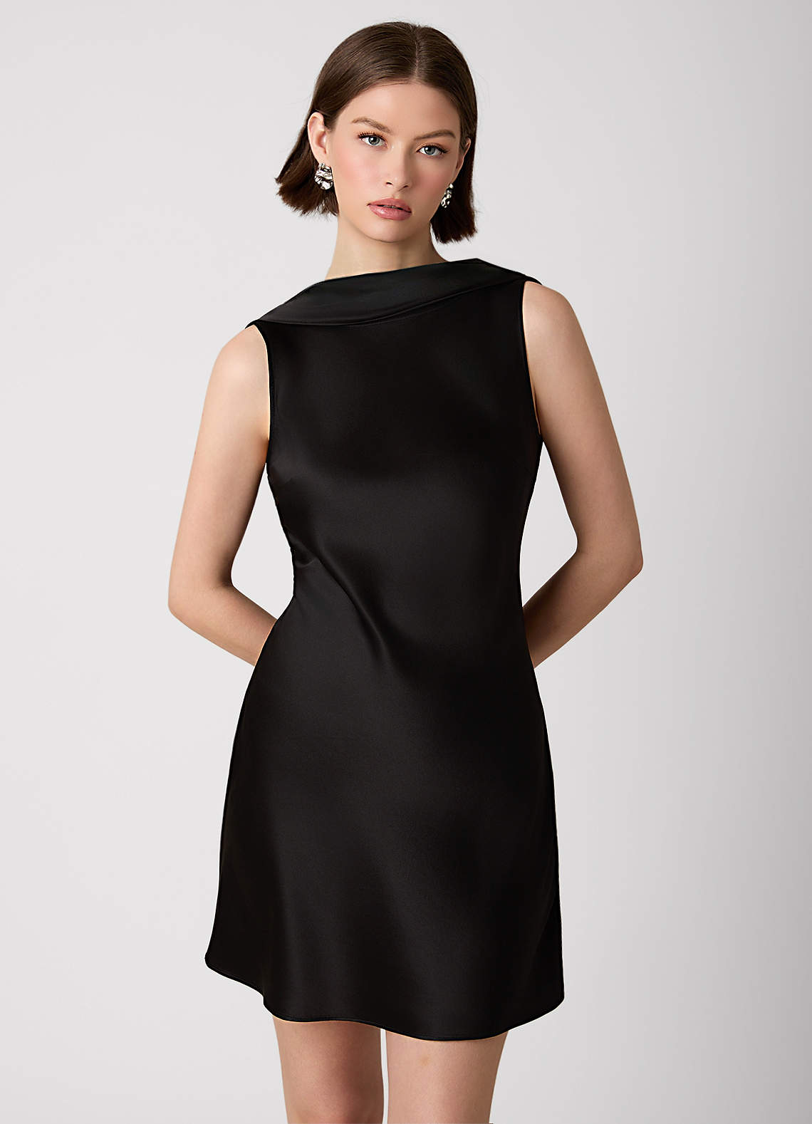 alexis rose black dress Azazie Shift Mini Cocktail Dresses in Black
