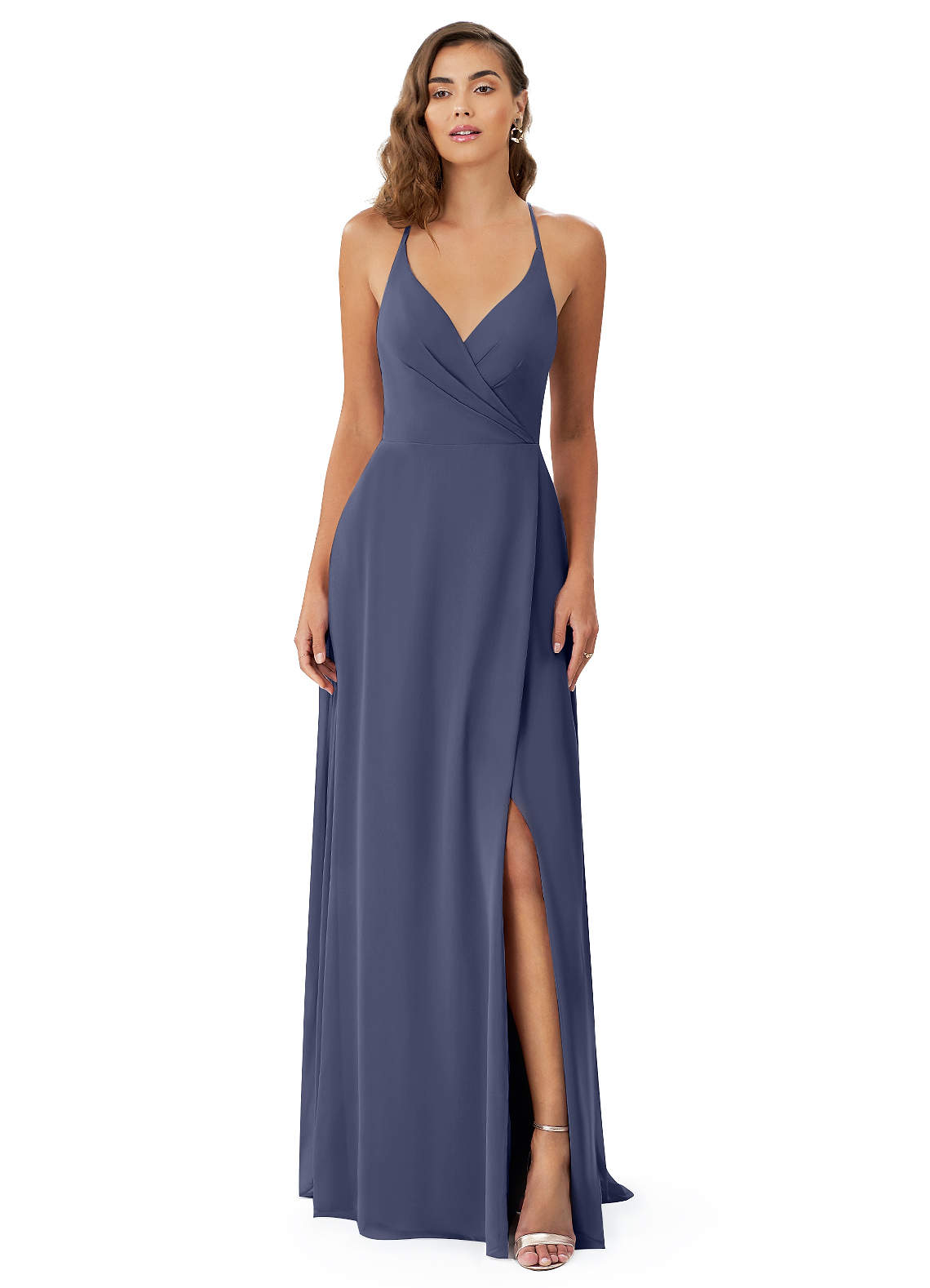 Azazie stormy 2025 bridesmaid dress