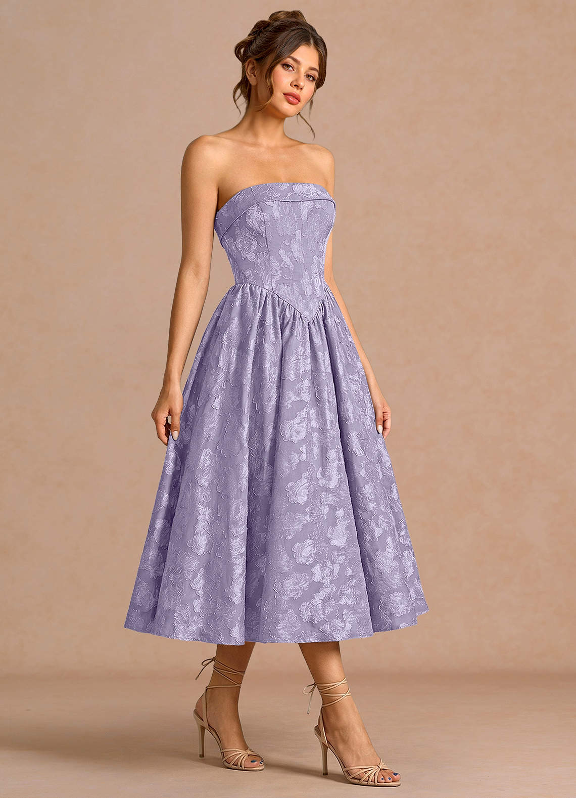 Sadie Midi Klänning Lila image4