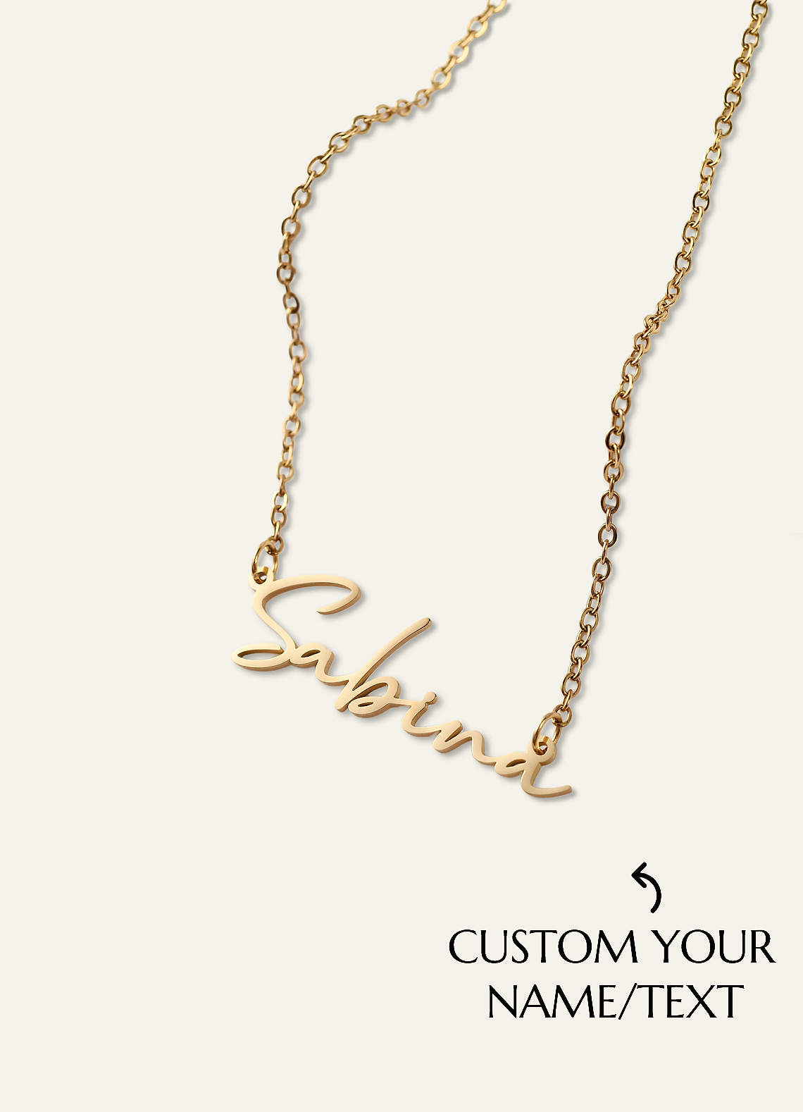 front Collar con nombre personalizado