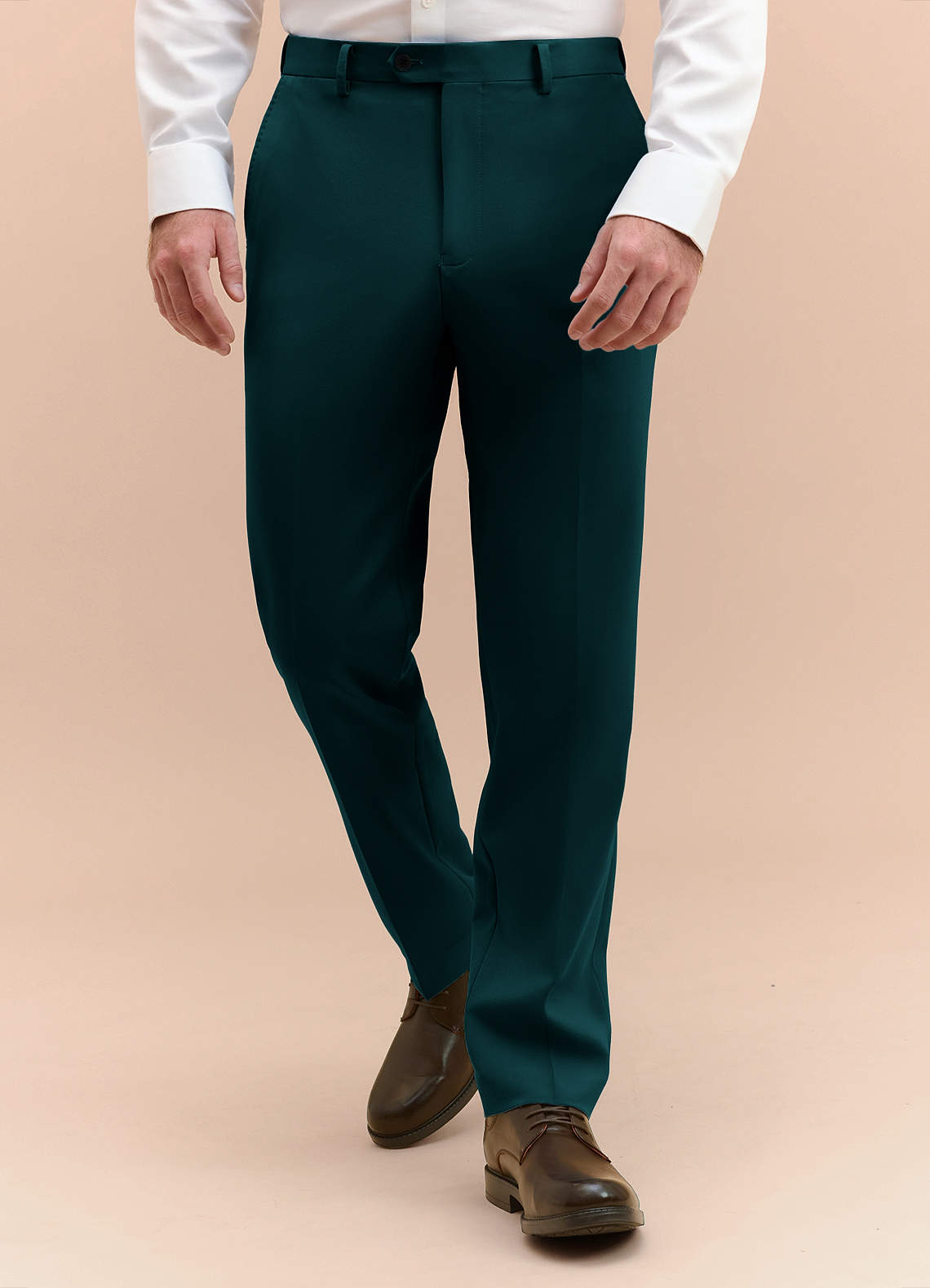 front James Pine Structured Stretch Dress Pants
