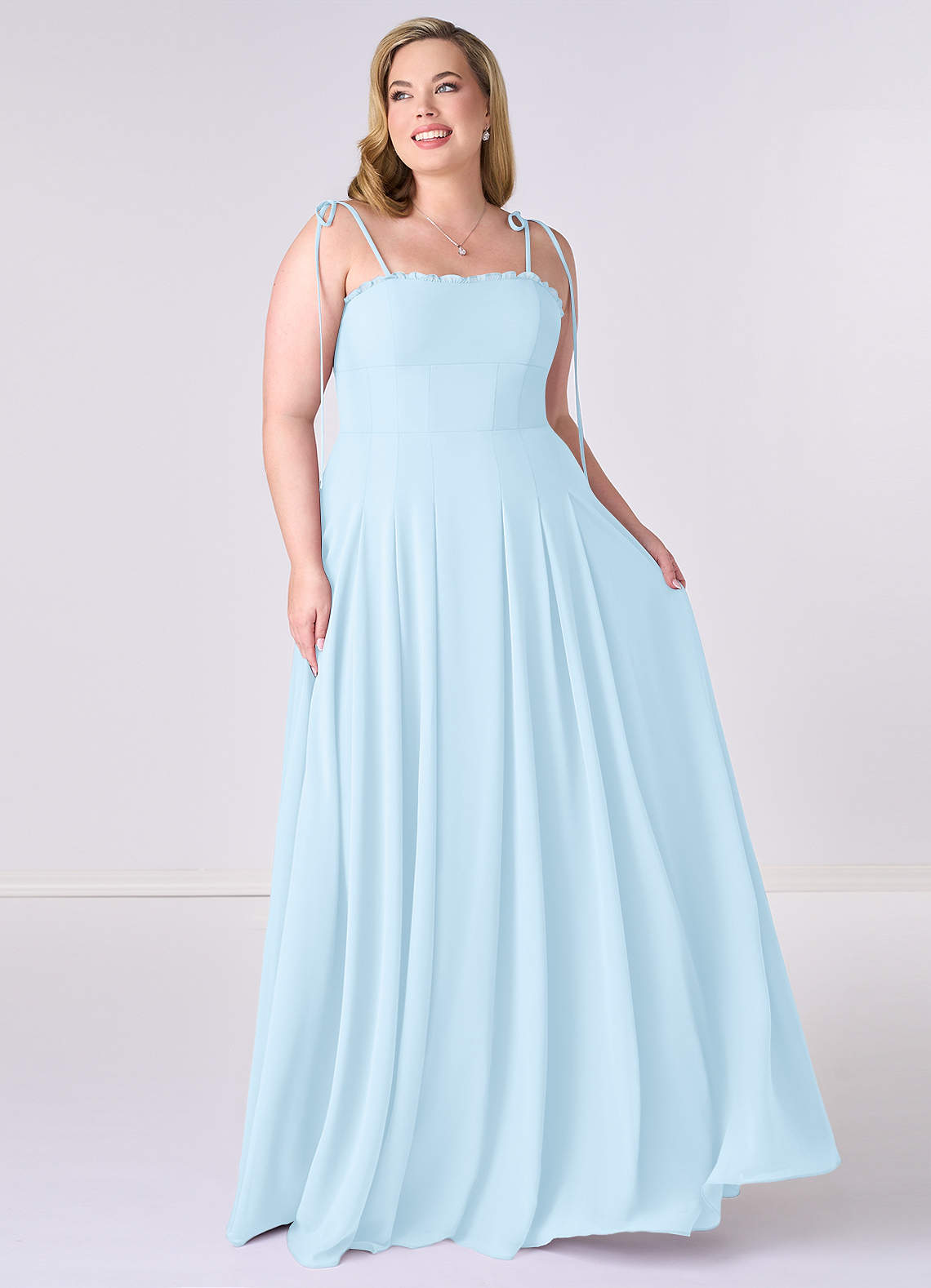 Blue Box Chiffon Dress