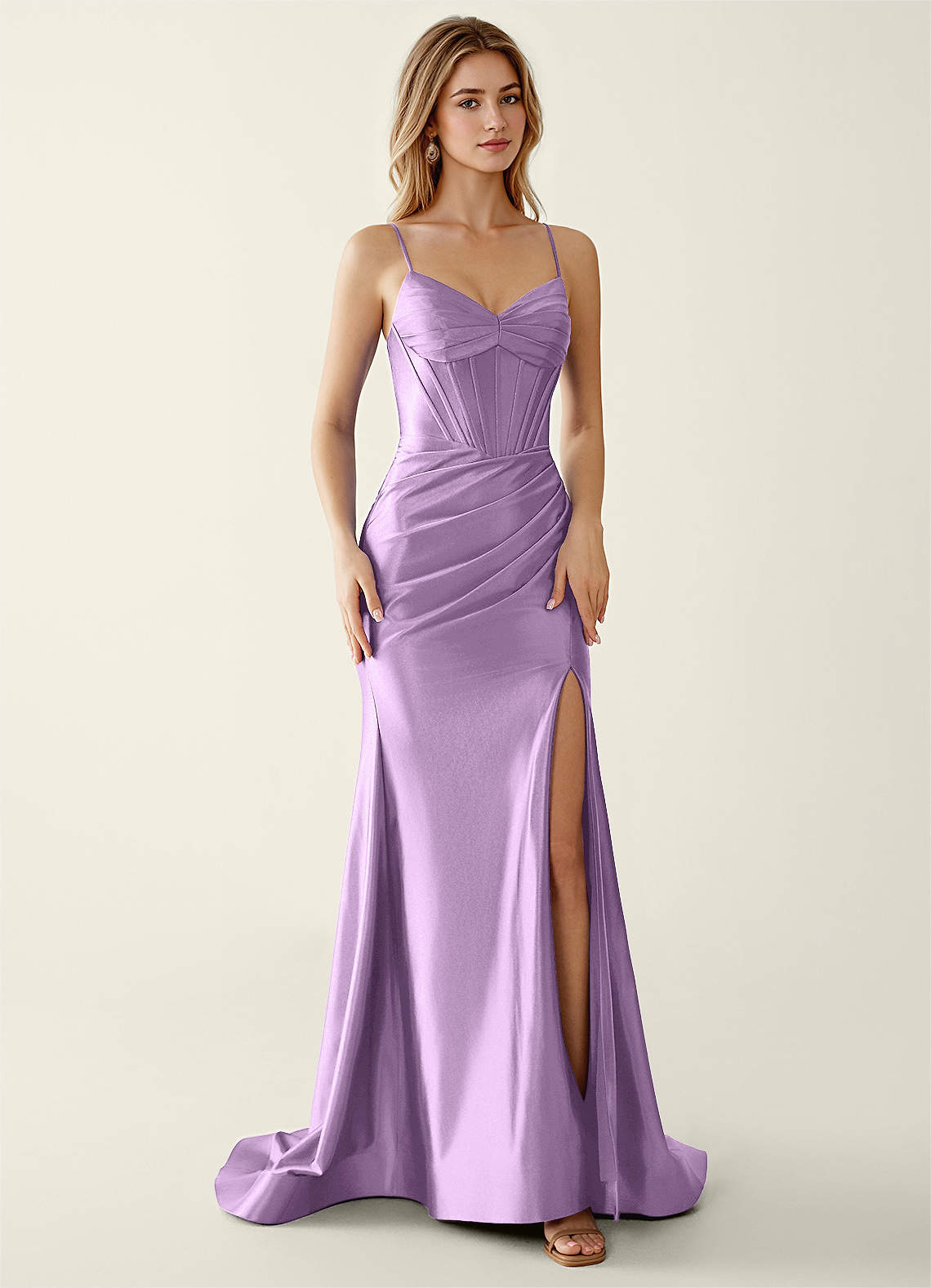 inexpensive short prom dresses A-line Straps Pearl Pink Cheap Short Prom Dress Cute Homecoming Dresse –  SELINADRESS main image 0