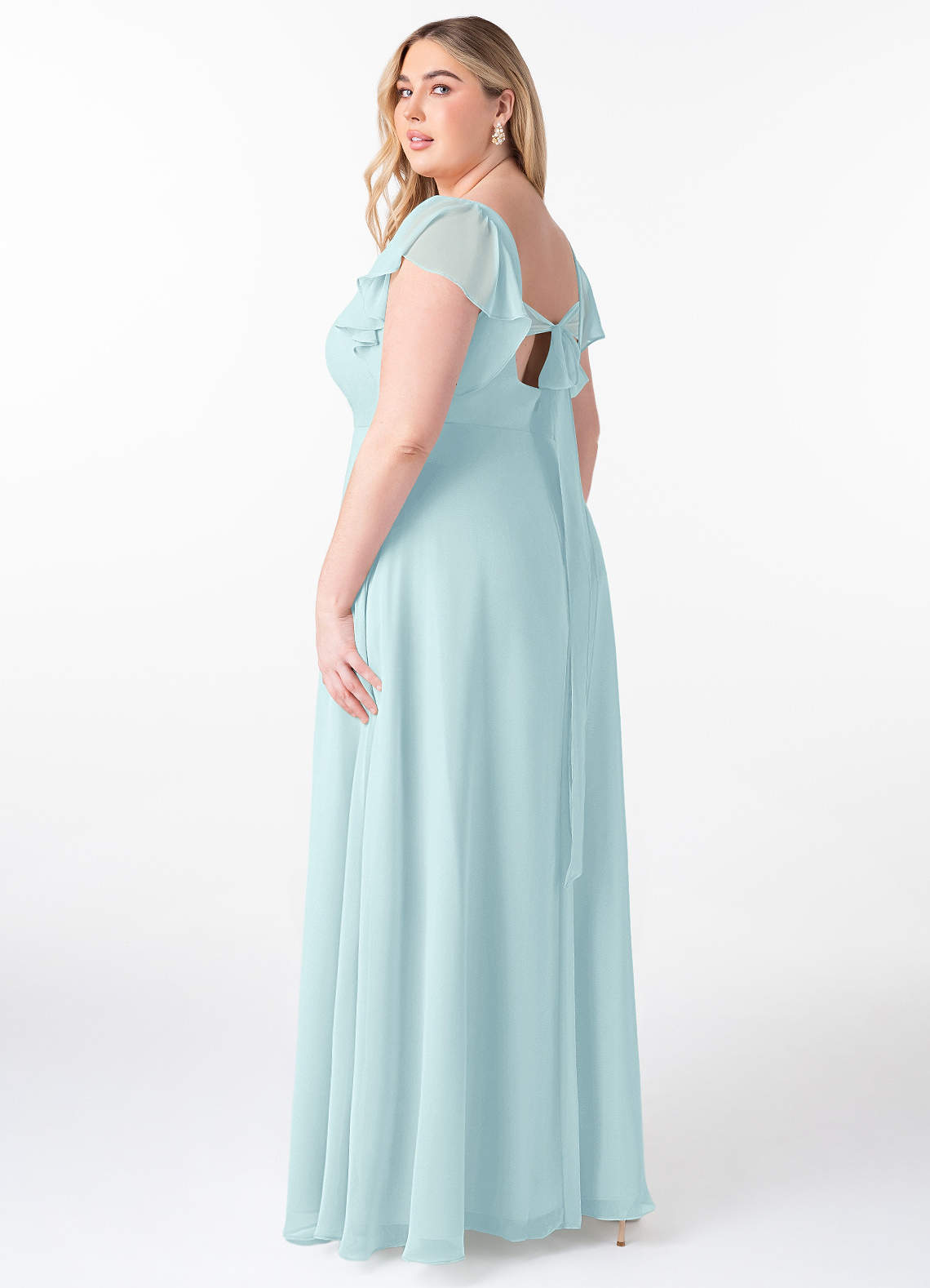 pastel bridesmaid dresses satin Sheath-Column Maxi Luxe Satin Bridesmaid Dress COCOMELODY CS0606BM