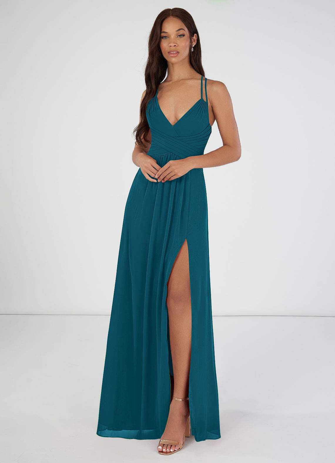 Airy blue bridesmaid on sale dresses