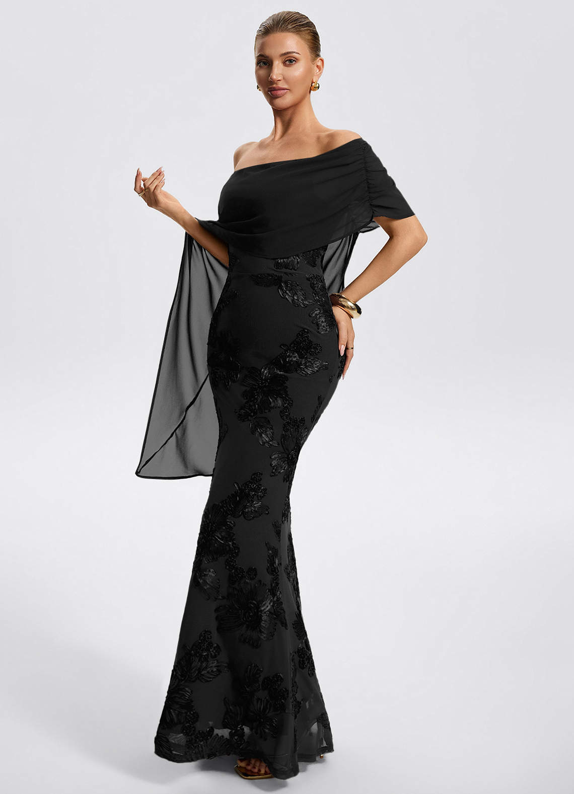 Rhiannon Black Maxi Dress image4
