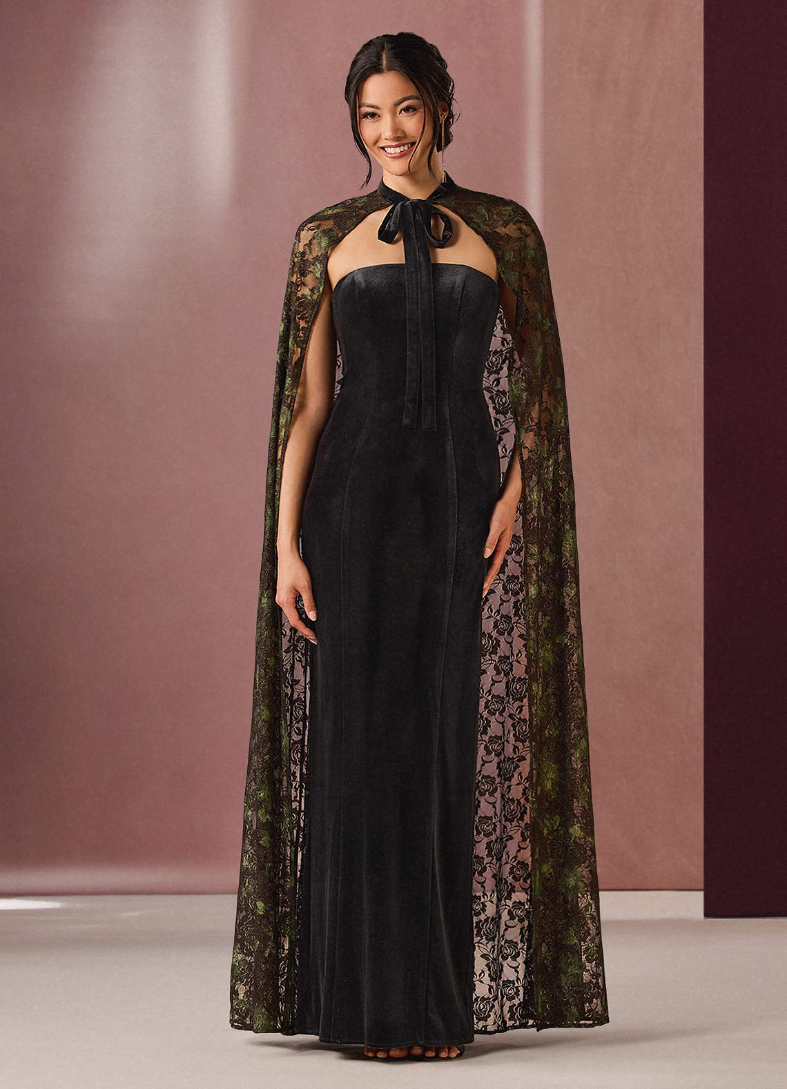 Black Cape Dress