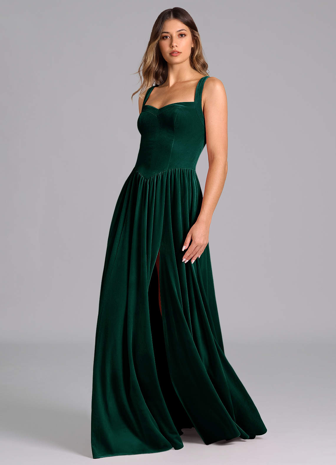 Azazie Francis Emerald Bridesmaid Dresses | Azazie
