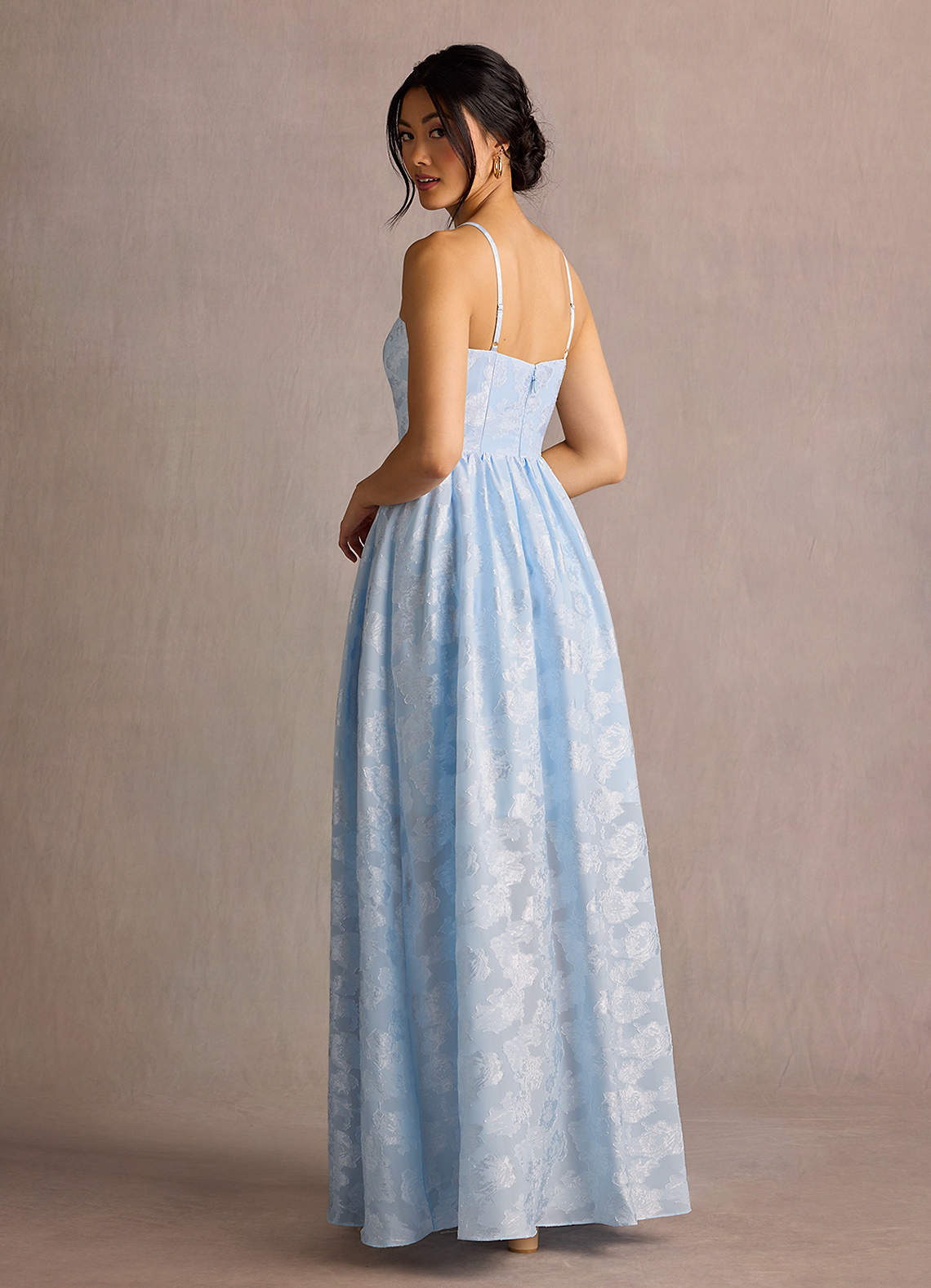 Amellia Powder Blue Maxi Dress Ready to Ship | Azazie