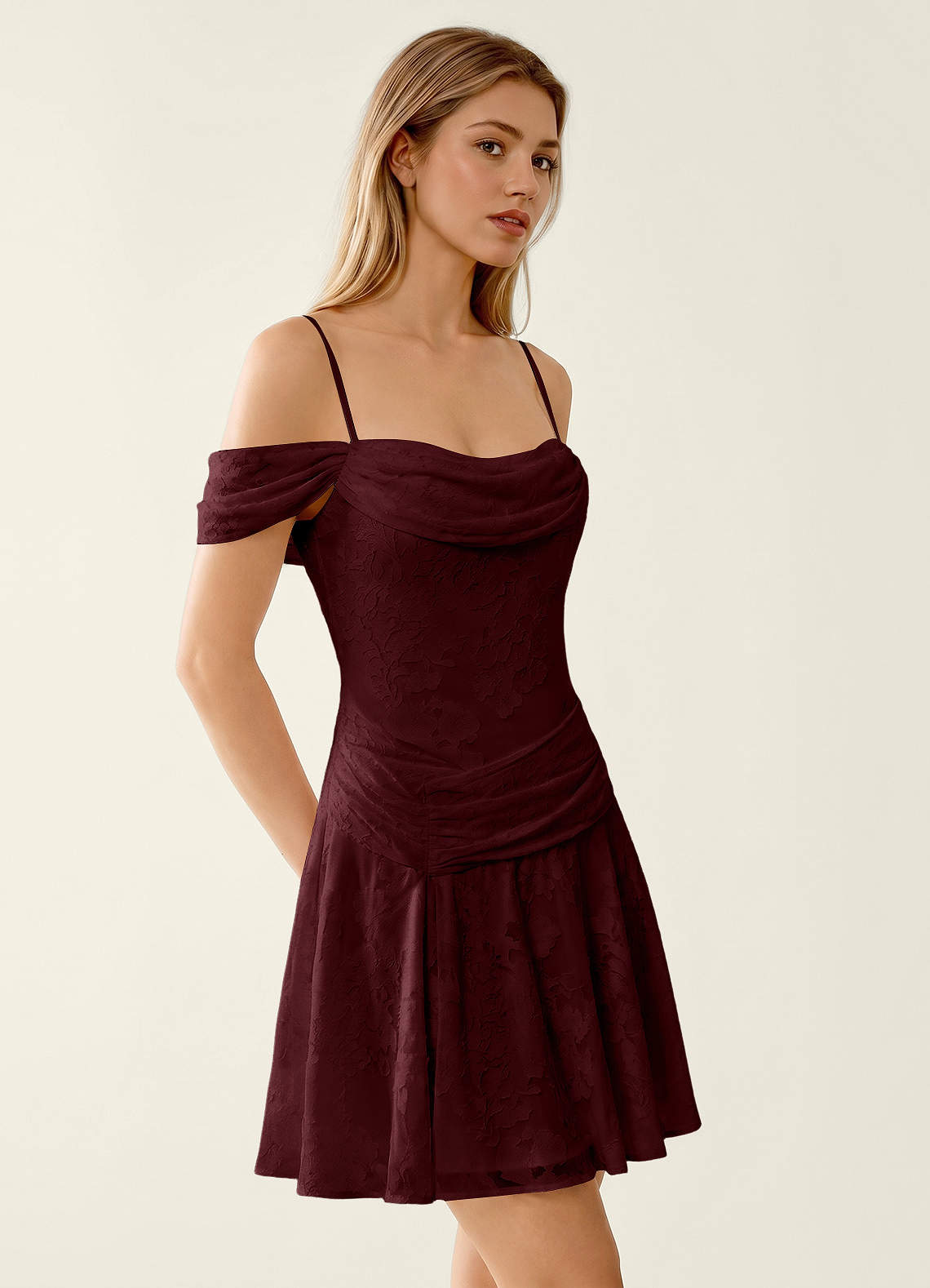 wine lace bodycon dress Free People It's Now or Never - Red Lace Bodycon Dress