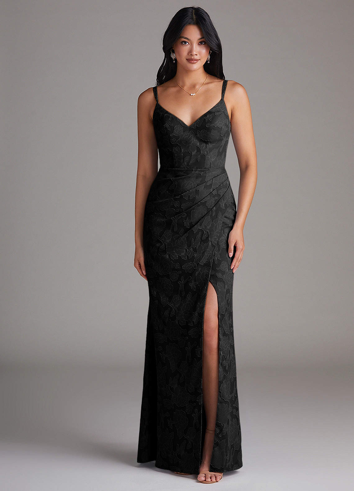 shades of dusty blue bridesmaid dresses Risque dress – Jessica Choay