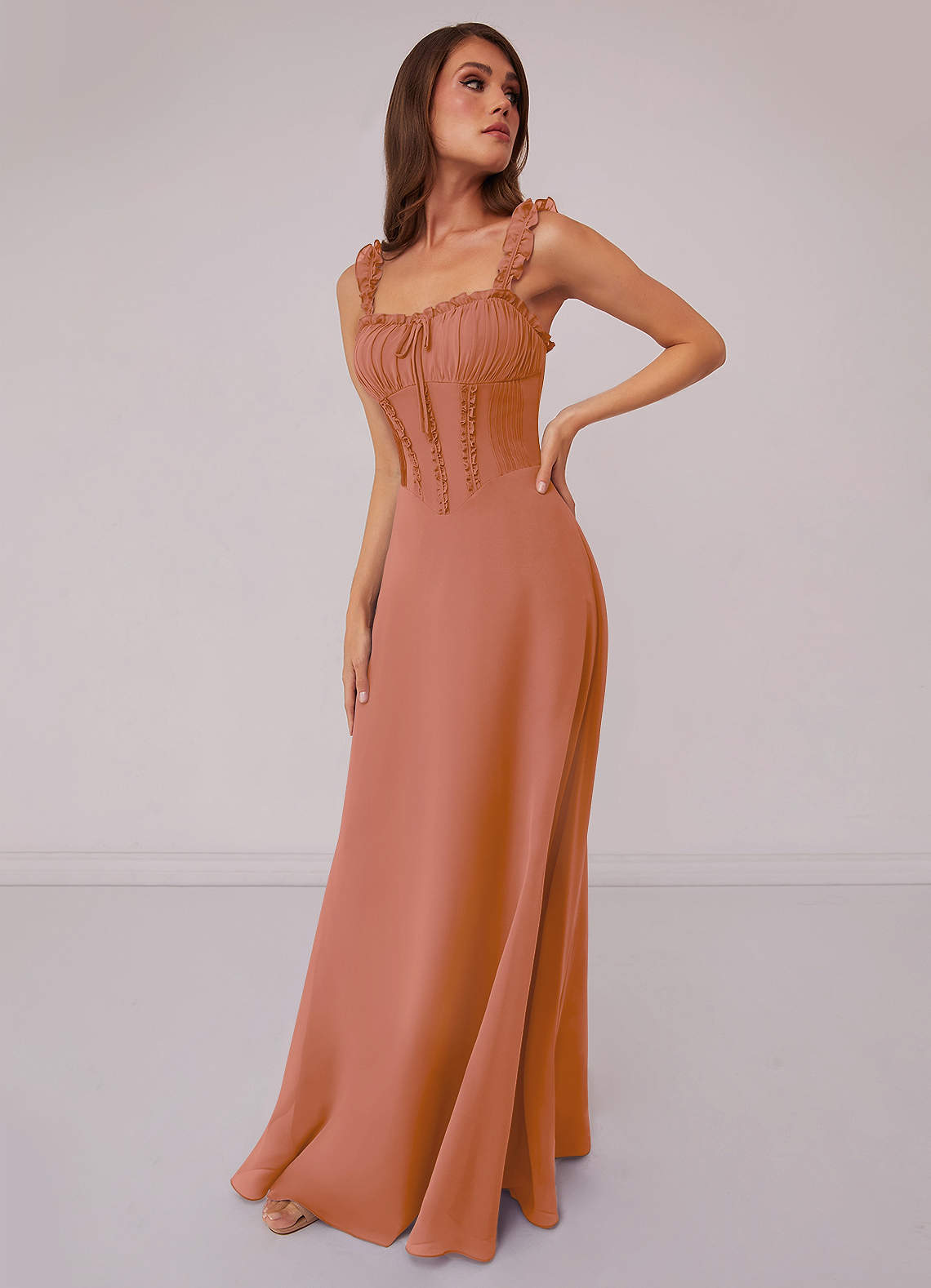 Barbie ♥ Azazie Bridesmaid Dresses MAI TAI A-Line Sweetheart Neckline Chiffon Dress image1