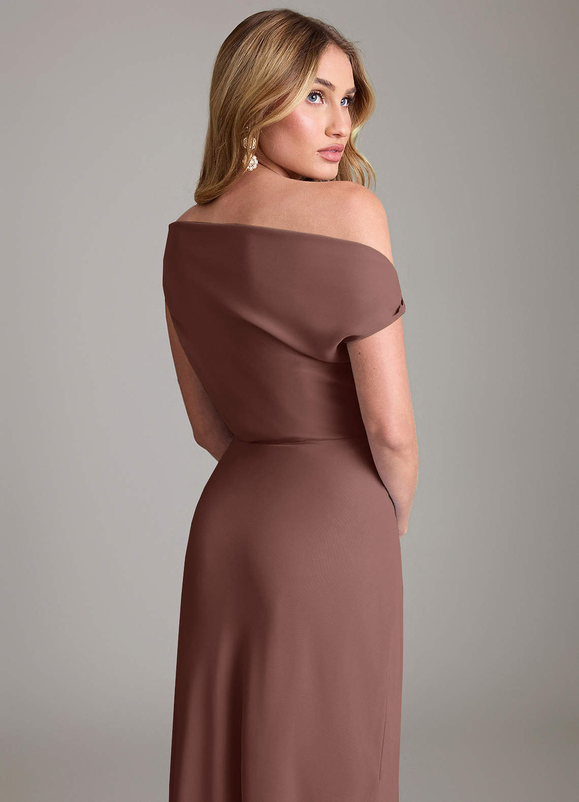 brown chiffon dress Buy Friends Like These Chocolate Brown Scuba Midi Dress With Chiffon Overlay from Next USA