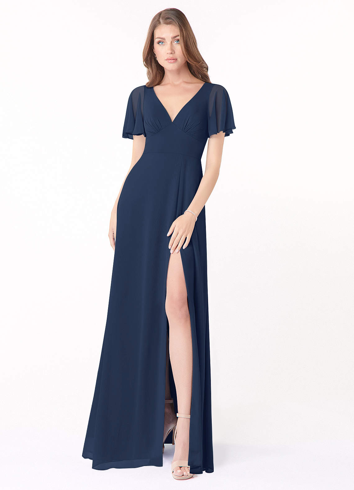 Azazie navy bridesmaid outlet dresses