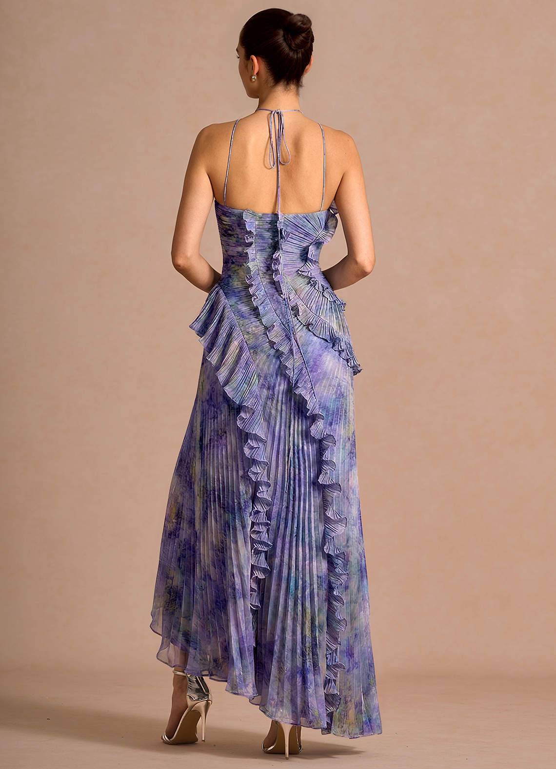 lilac tiered maxi dress GAIA TIERED MAXI DRESS | LILAC SPOT | THIRD FORM | Women's Australian Fashion THIRD FORM